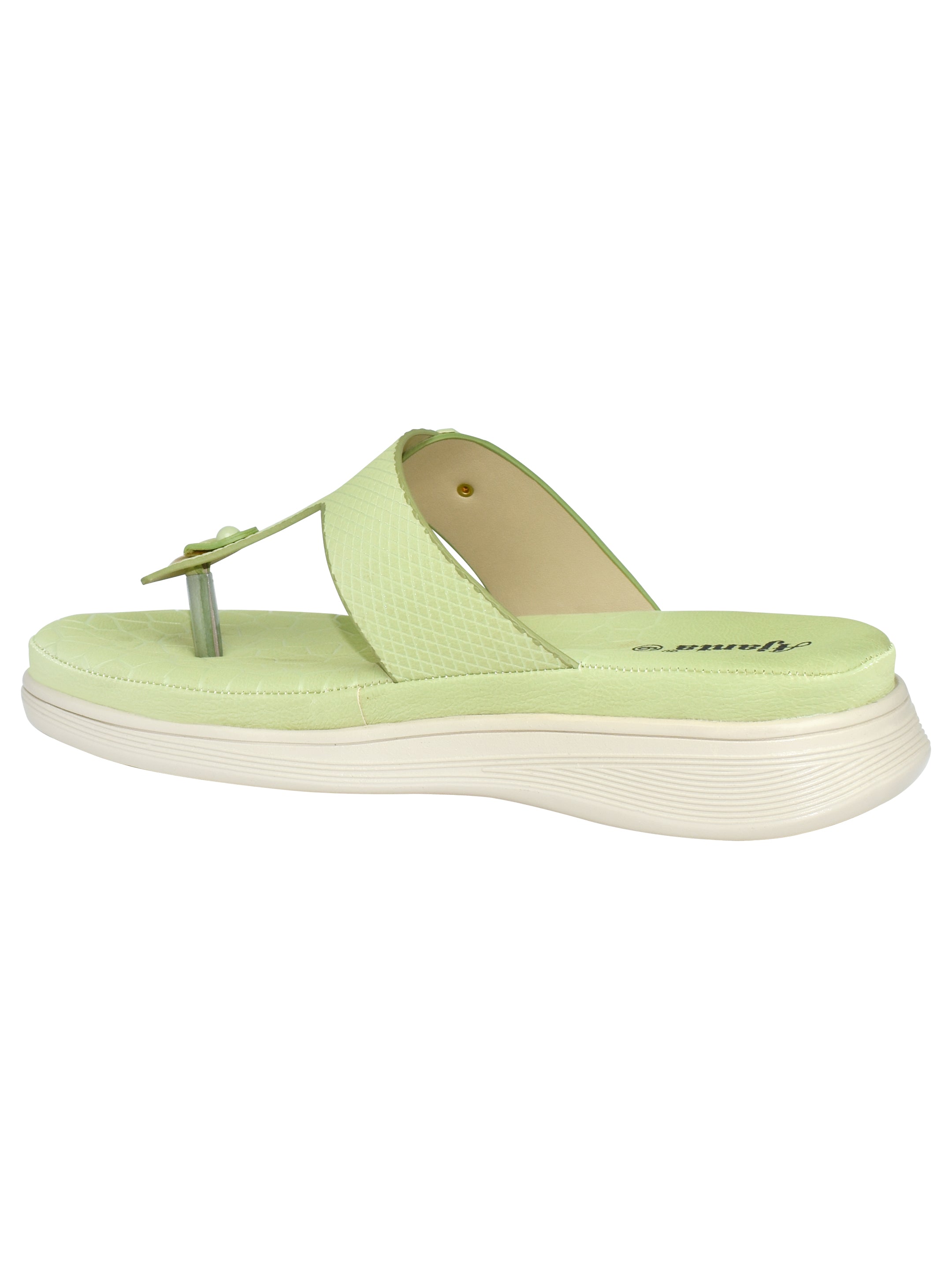 Ajanta Women Flat Sandal / Anti-Skid Sole with Elegant Look / Women’s Casual Flat Sandals EL1001