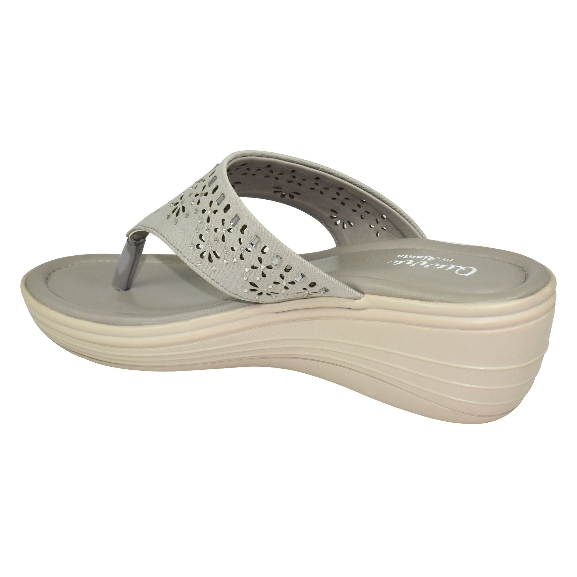 QIARRA by Ajanta Women Stylish Wedge Sandals