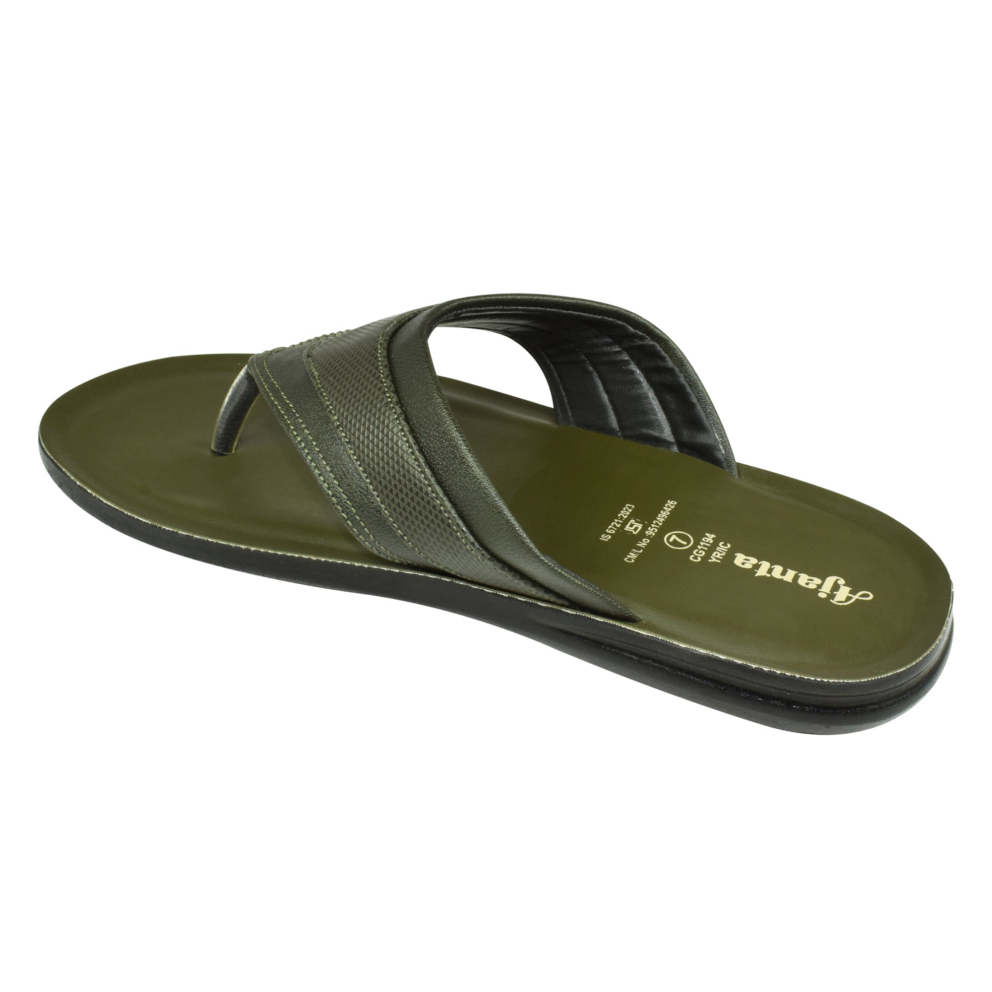 Ajanta Men’s Flip-Flop Slipper Sandal for Daily Wear & Home Use