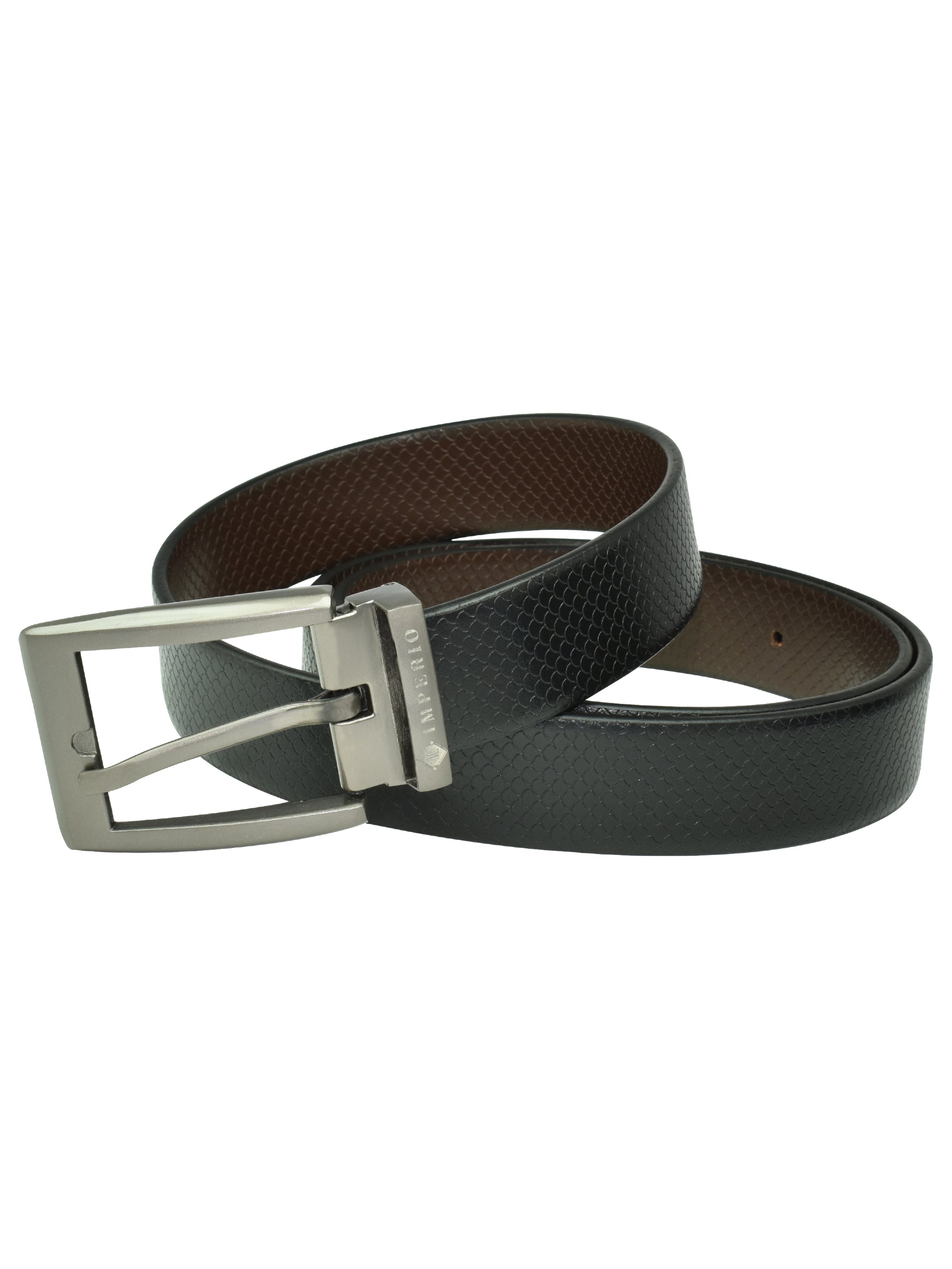 Imperio Genuine Leather Reversible Belt for Men โ Dual-Tone Formal Essential