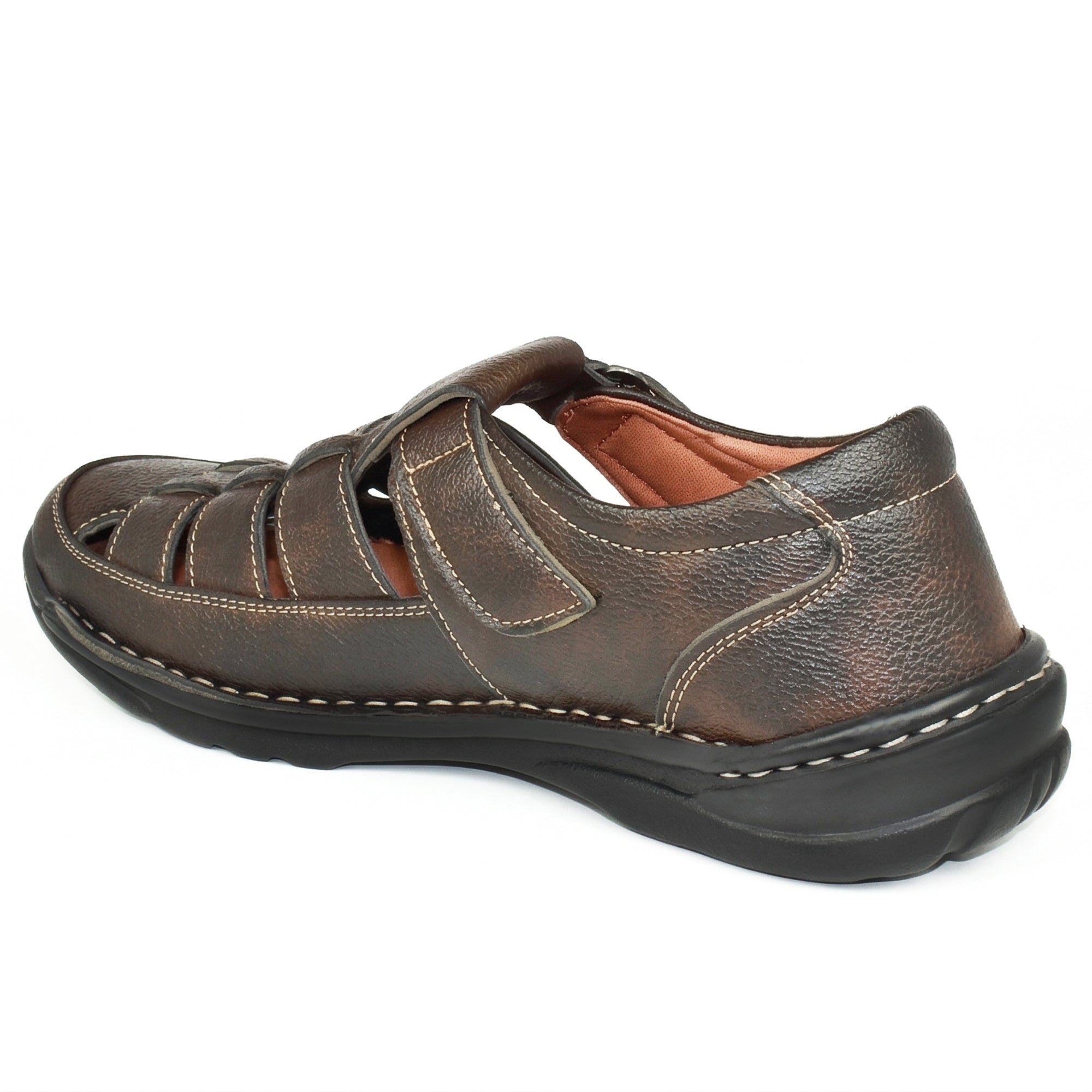 Imperio Men’s Dark Brown Roman Slip-On Sandals