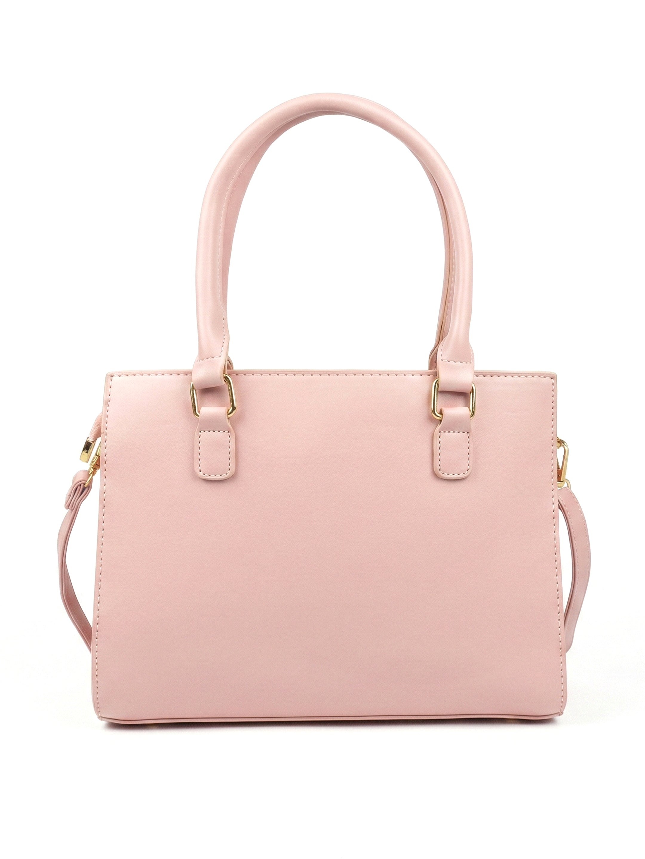 Ajanta Women’s Designer Pink Handbag with Detachable Strap