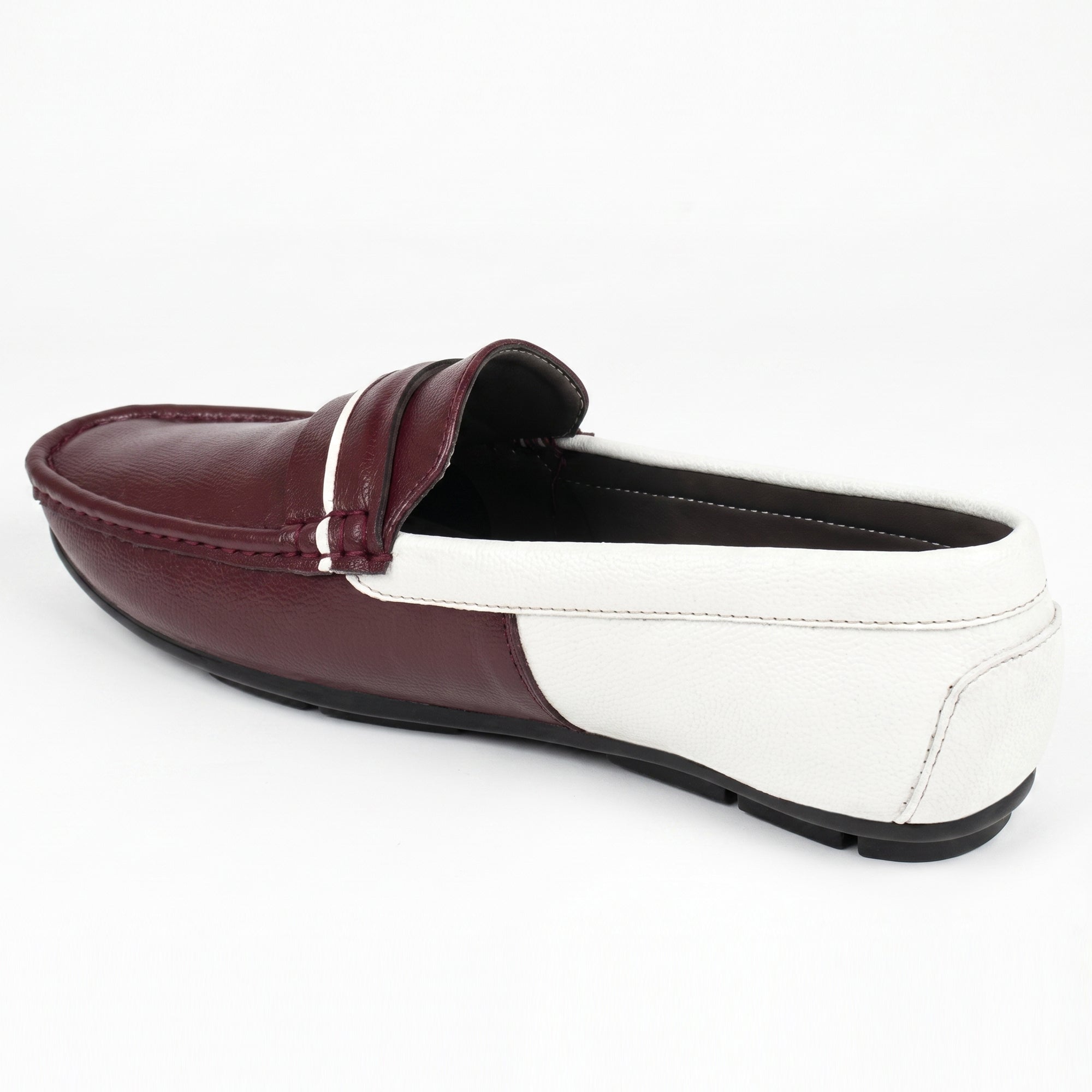 AJANTA Men Stylish Loafers | Synthetic Leather Casual Slip-On Shoes for Daily Wear