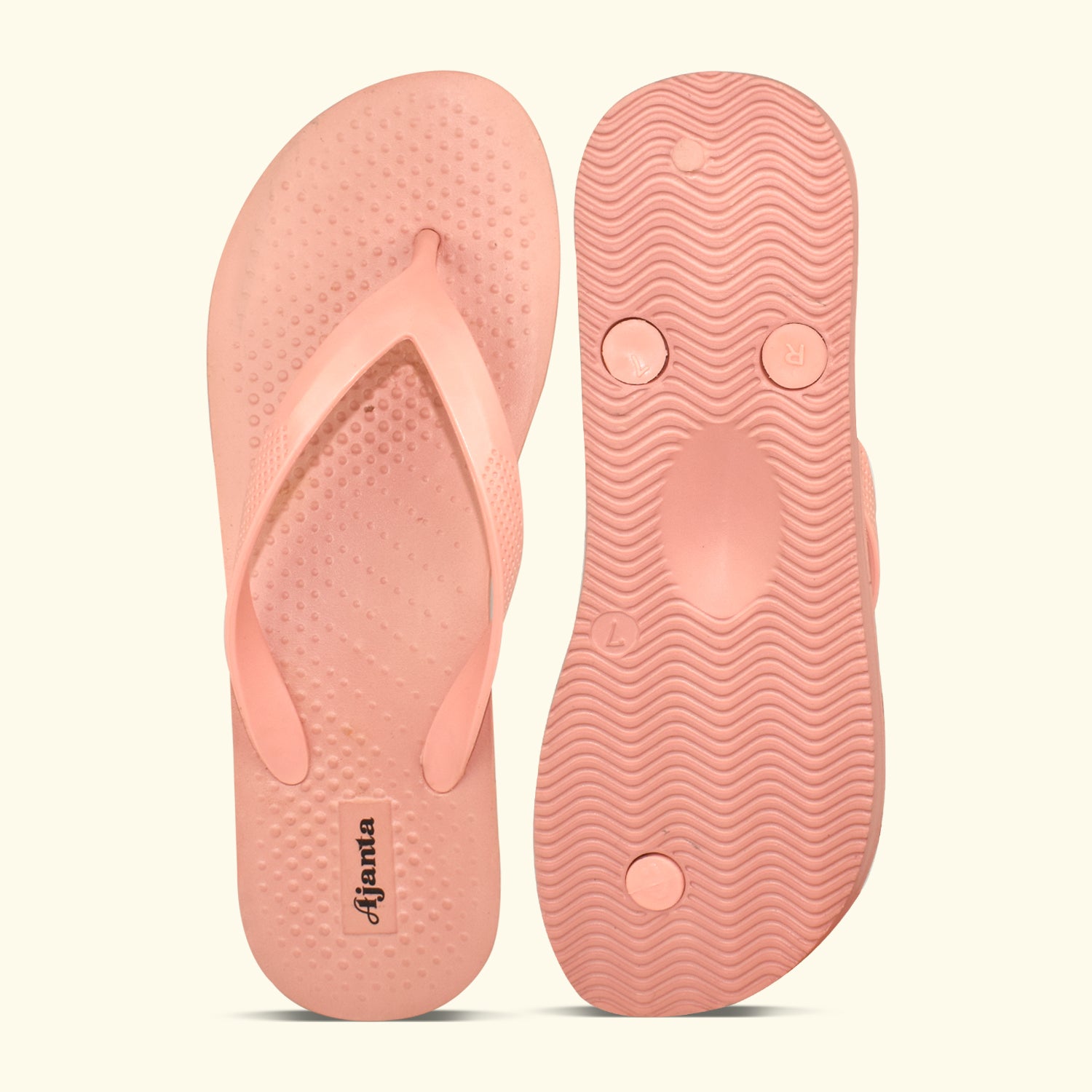 Ajanta Women’s Casual PVC Slip-On Slippers