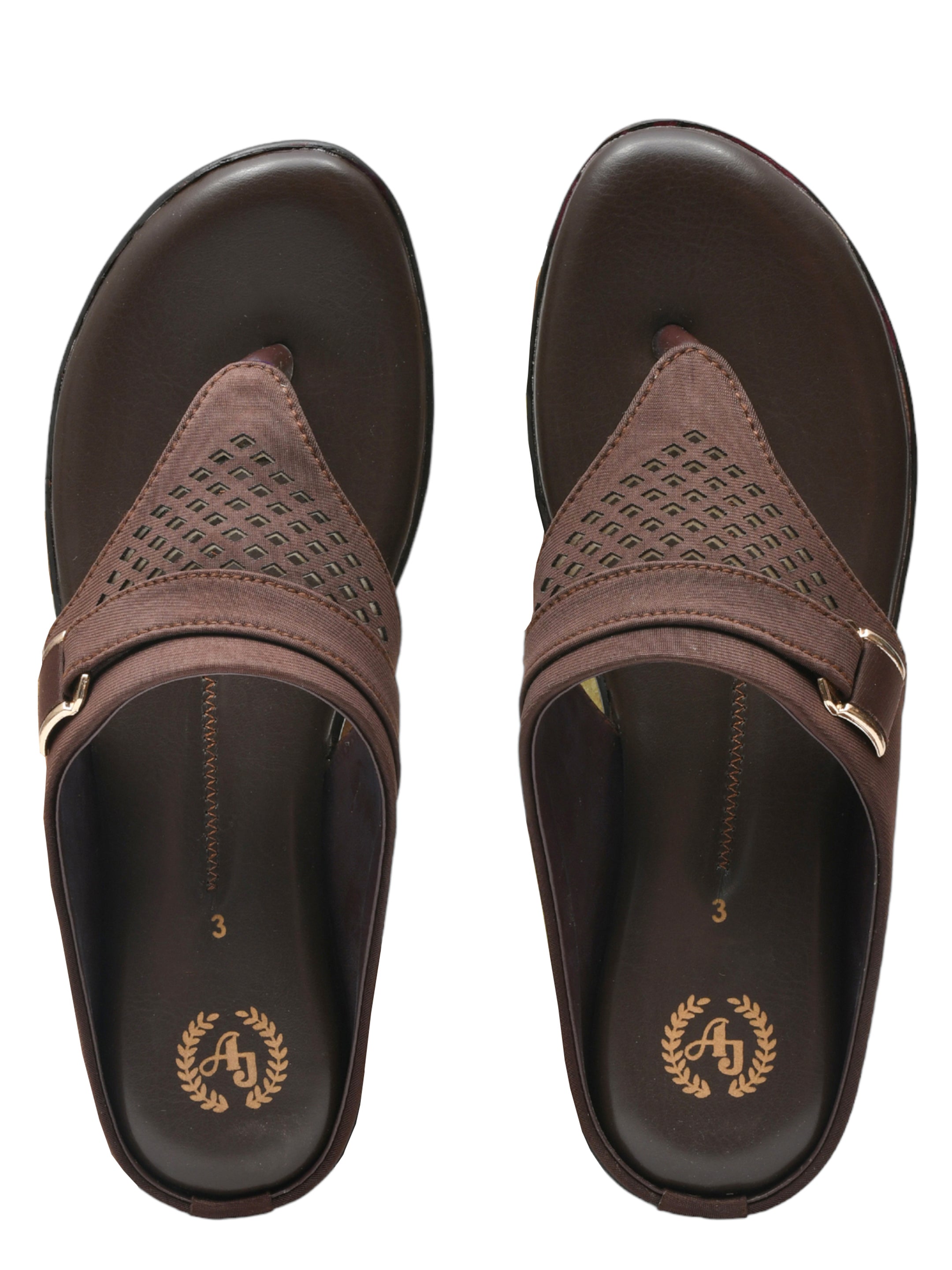 Ajanta Women’s Brown Comfortable Sandals