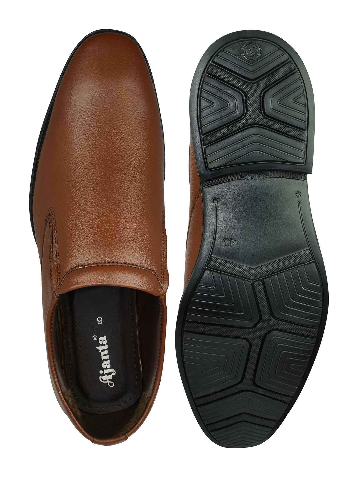 Ajanta Men's Genuine Leather Stylish & Comfort ,Perfect for Formal Wear, Business Casual,Parties Shoe EG4009
