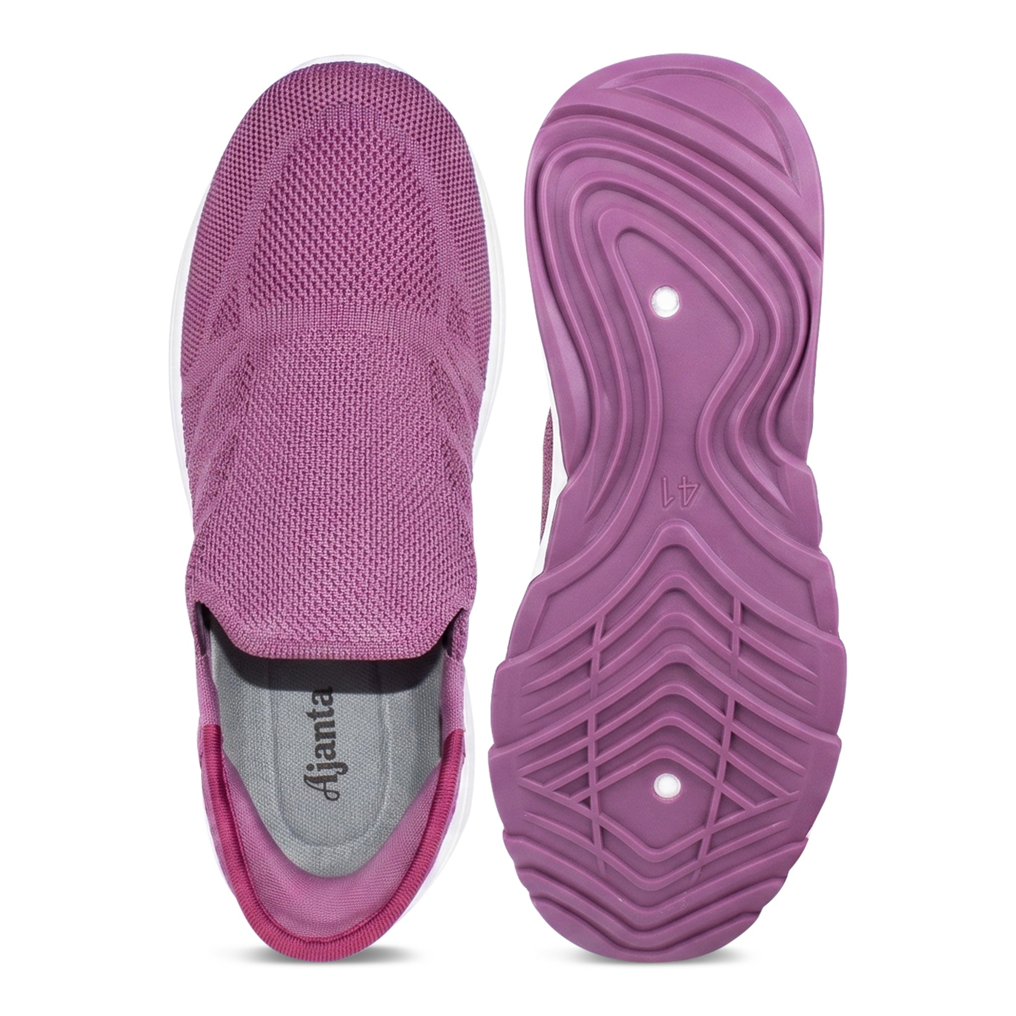 AJANTA Hands-Free Slip On Shoes for Women | Walking Shoes for Women | Sports Shoes | Lightweight Breathable Running Sneakers | Memory Foam Cushion | Gym, Office, Travel, Casual Shoes Black