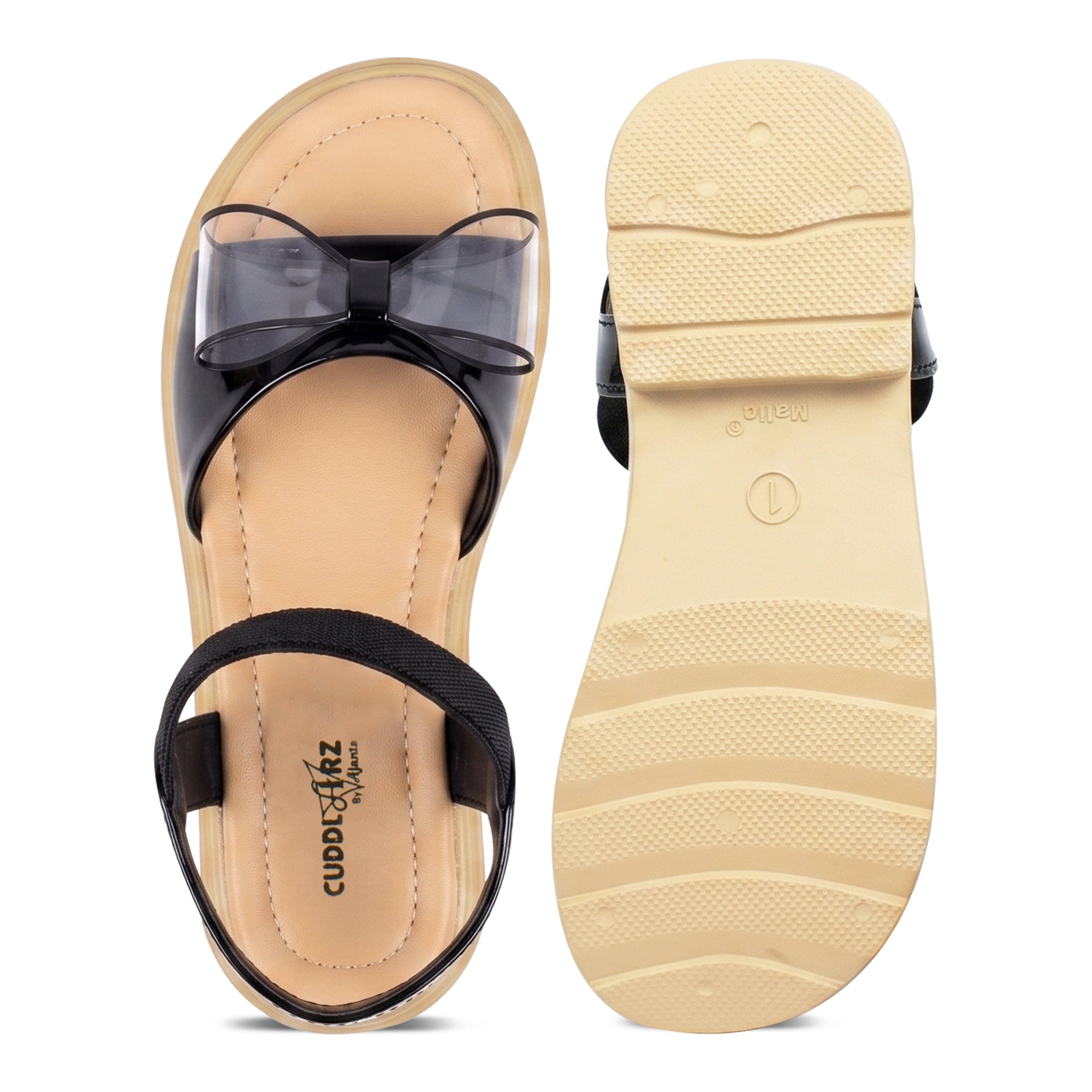 AJANTA Girls Adjustable Strap Sandals | Soft Cushion | Durable Sole