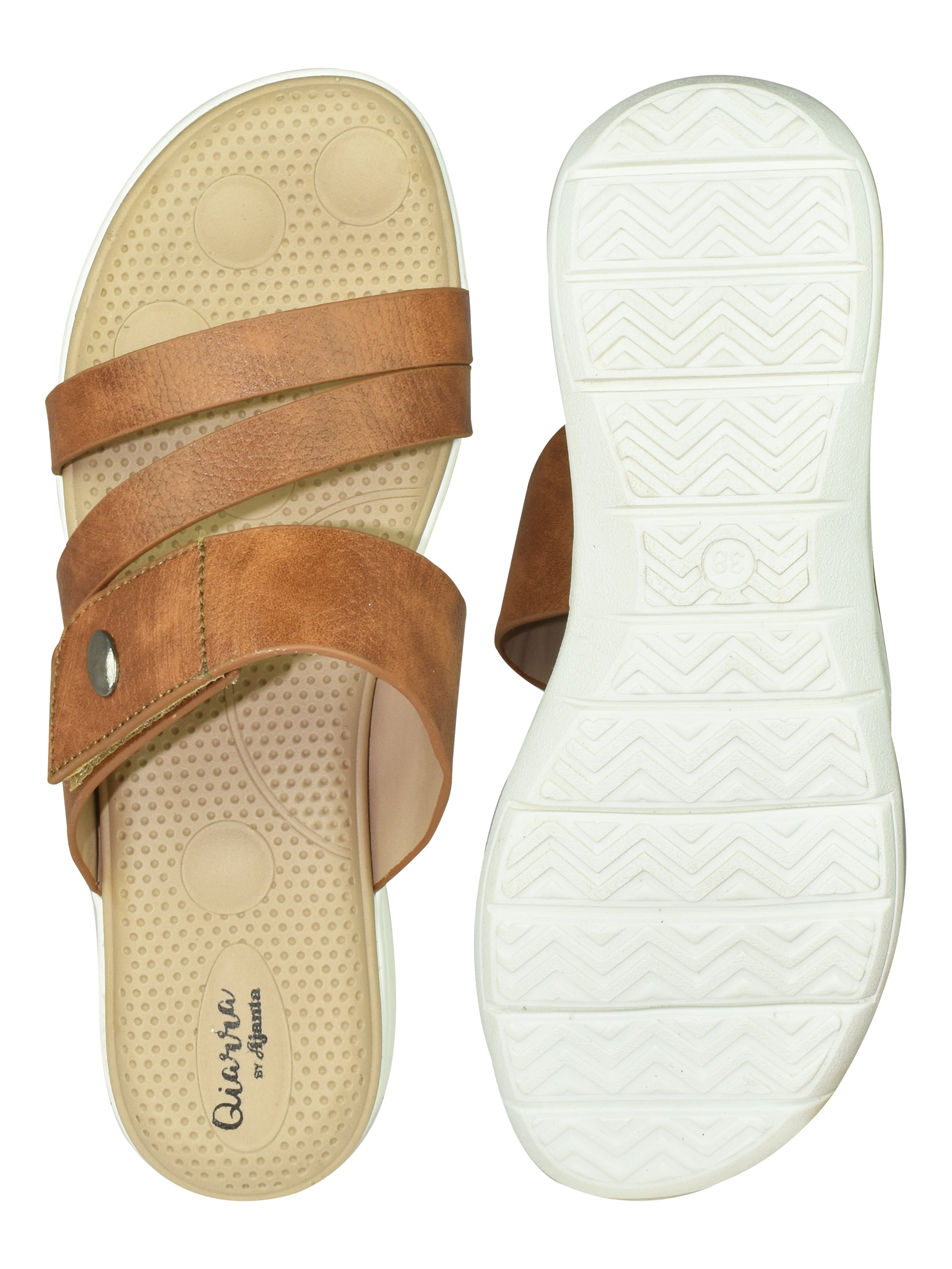 QIARRA by Ajanta Women’s Slip-On Sandals