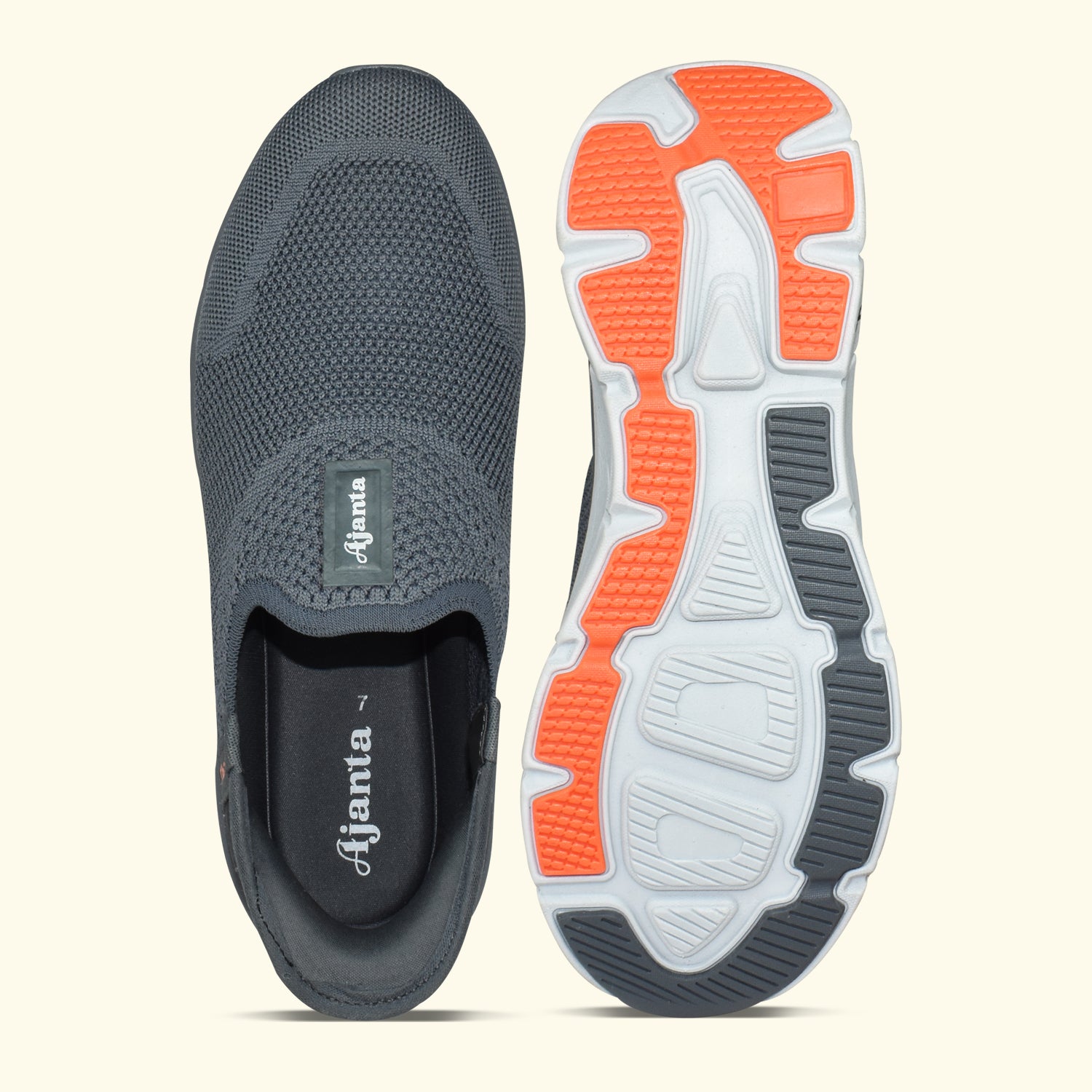 Ajanta Ignite Knit Running Slip-On Shoes