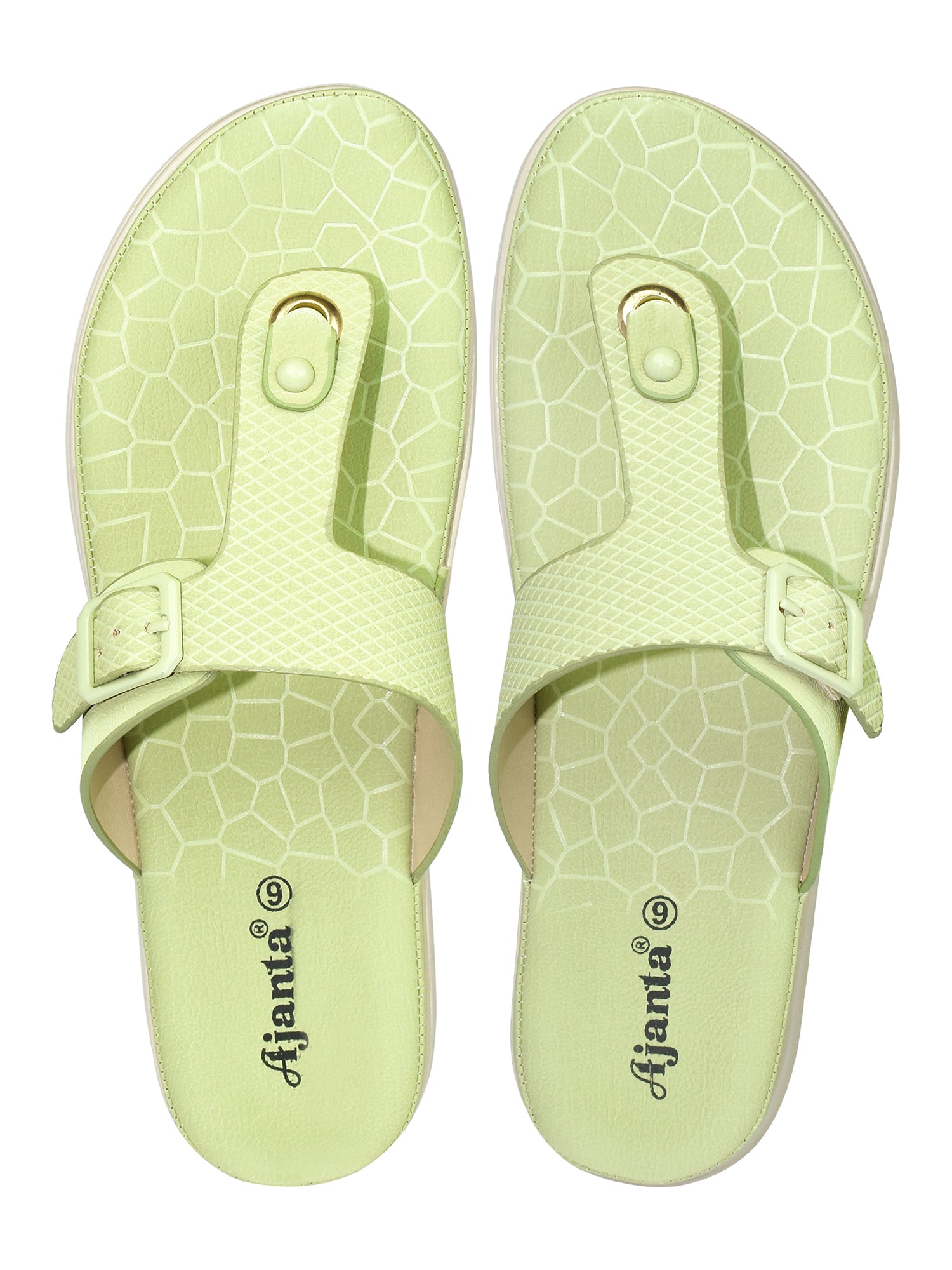 Ajanta Women Flat Sandal / Anti-Skid Sole with Elegant Look / Women’s Casual Flat Sandals EL1001