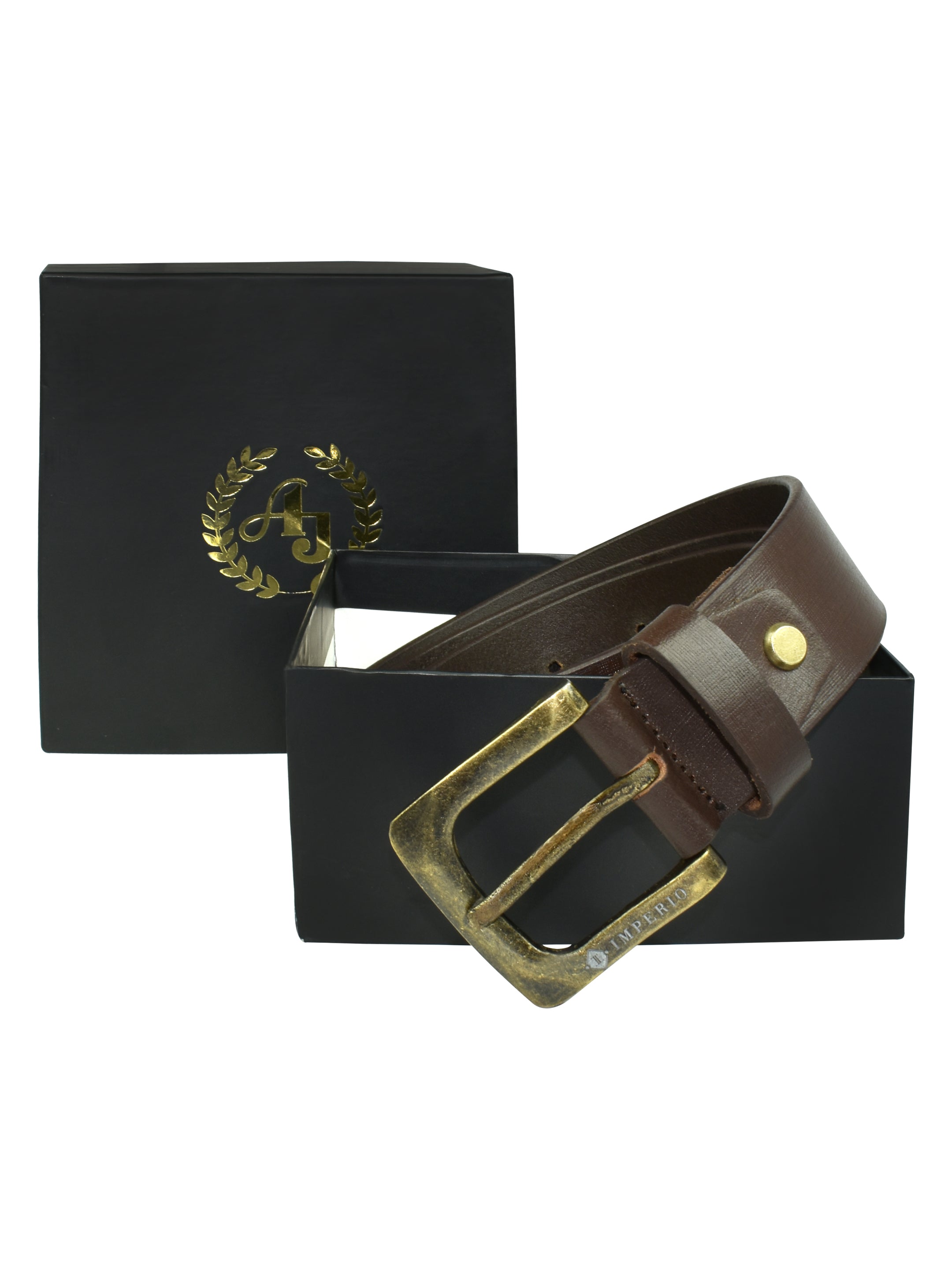 Imperio Genuine Leather Belt for Men – Classic Formal & Casual Waist Belt