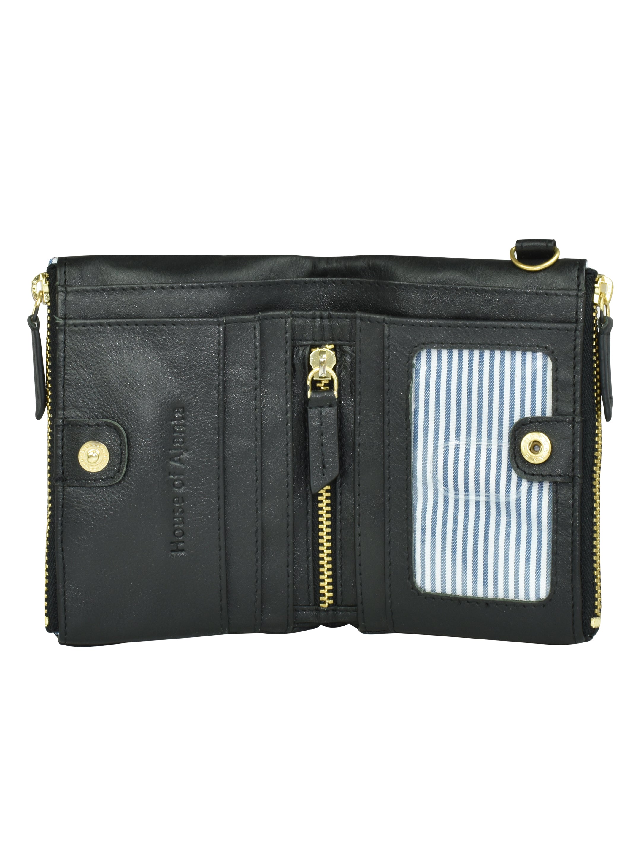 Ajanta Classic Black Leather Wallet for Men Stylish, Durable & Functional
