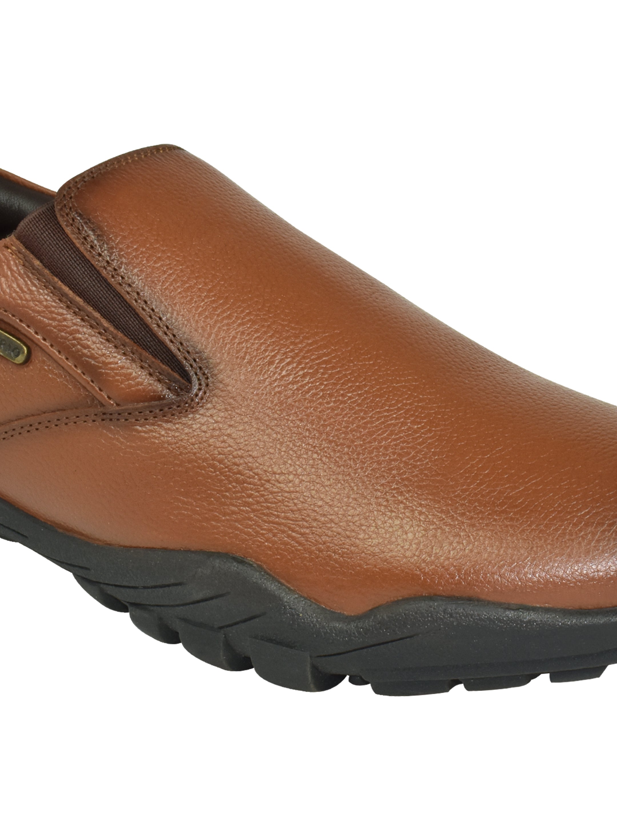 Imperio Tan Genuine Leather Slip-on Cushioned Formal Shoes for Men EG4032