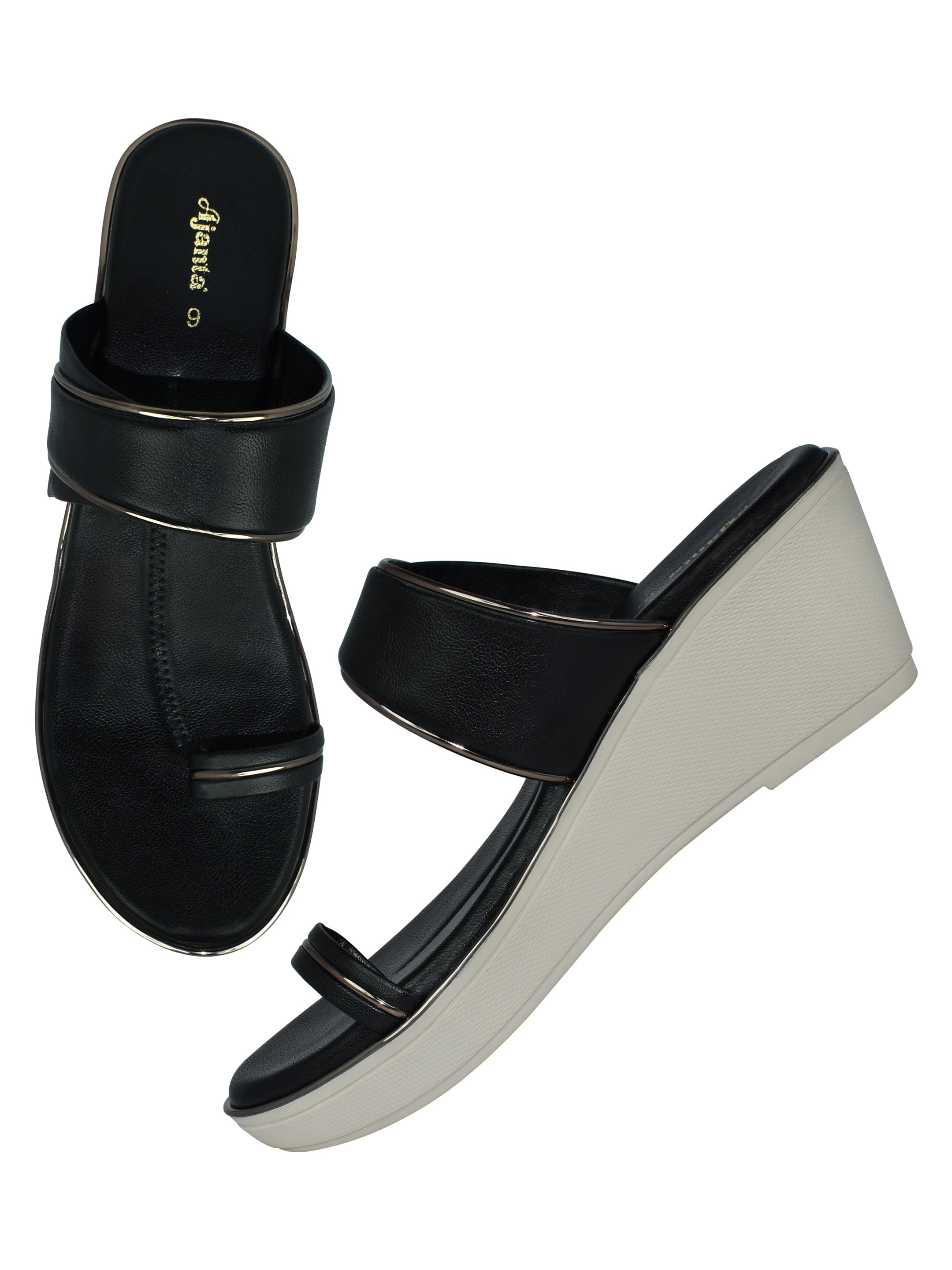 Ajanta Women’s Fashion Slip-On Heel Sandals