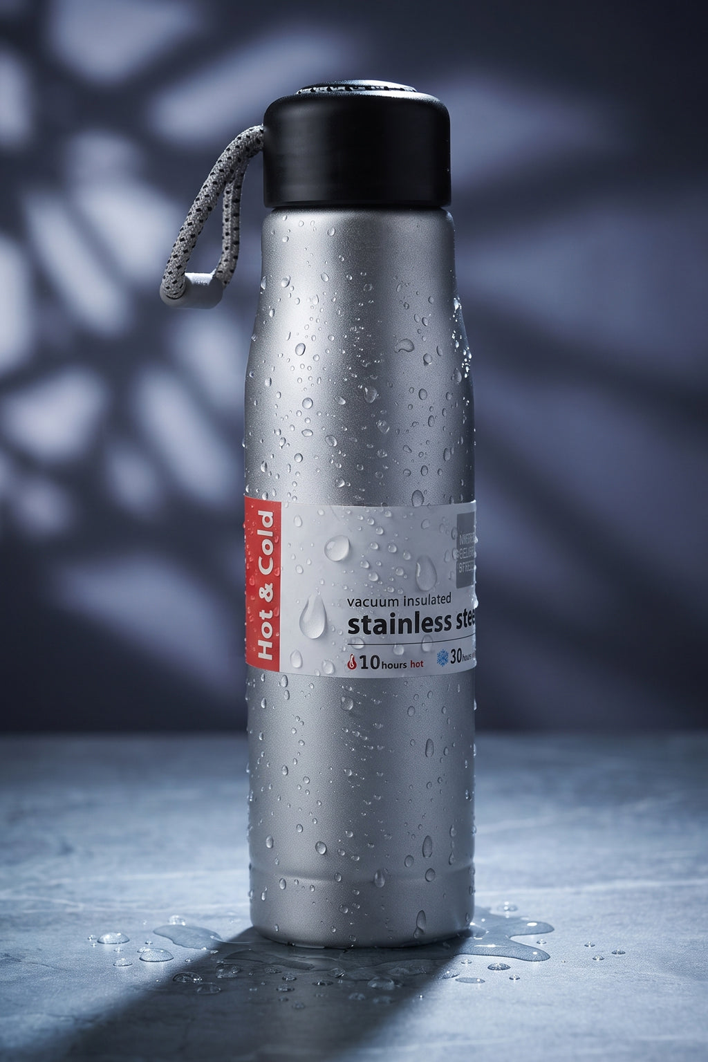 AJANTA Vacuum Insulated Stainless Steel Water Bottle 550 ml | Double Wall Thermos Flask | Leakproof, BPA Free | Keeps Hot 10 Hrs & Cold 30 Hrs | Office, School, Gym, Travel