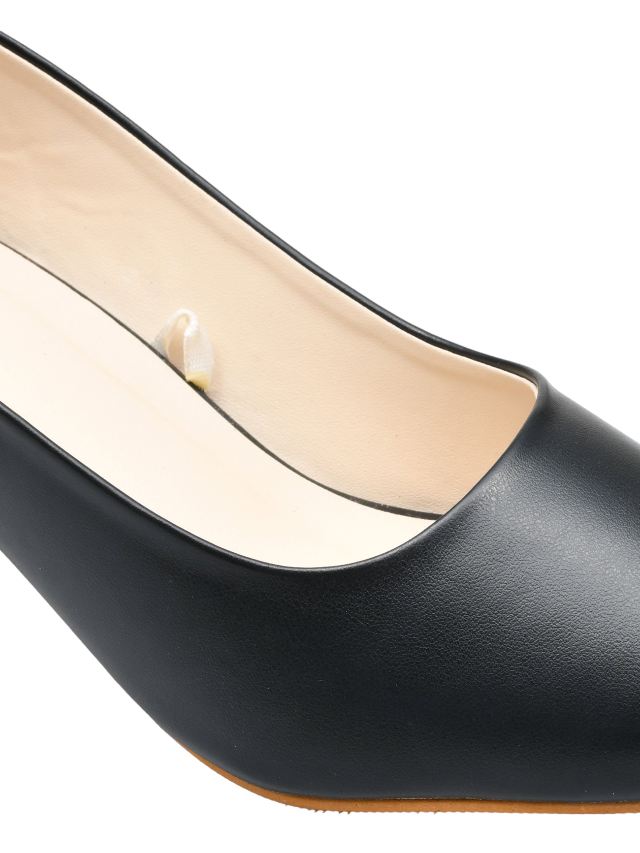 Ajanta Women’s Black Formal Heel Shoes