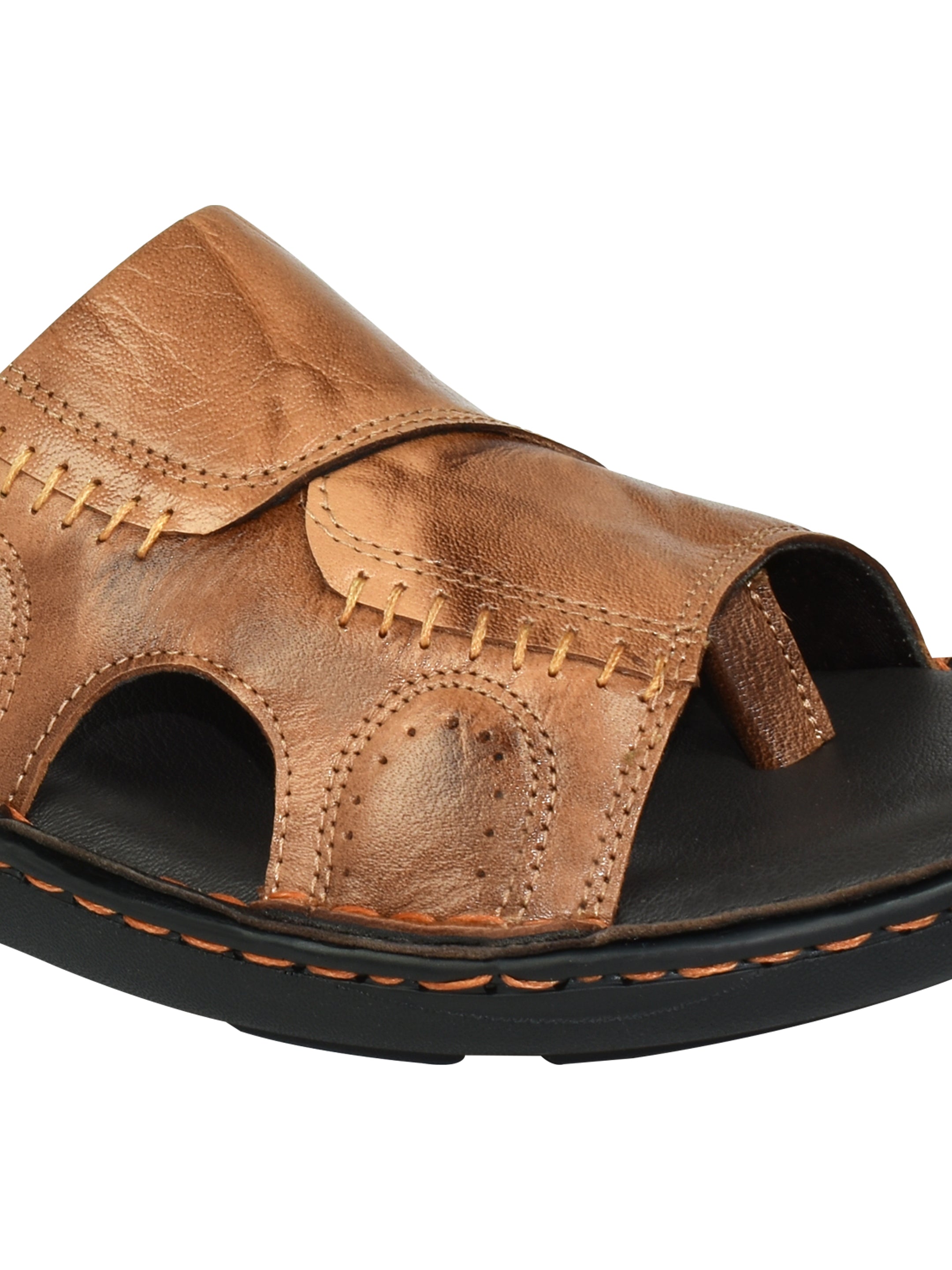 Ajanta Men’s Flat Slip-On Sandals for Daily Comfort & Casual Wear
