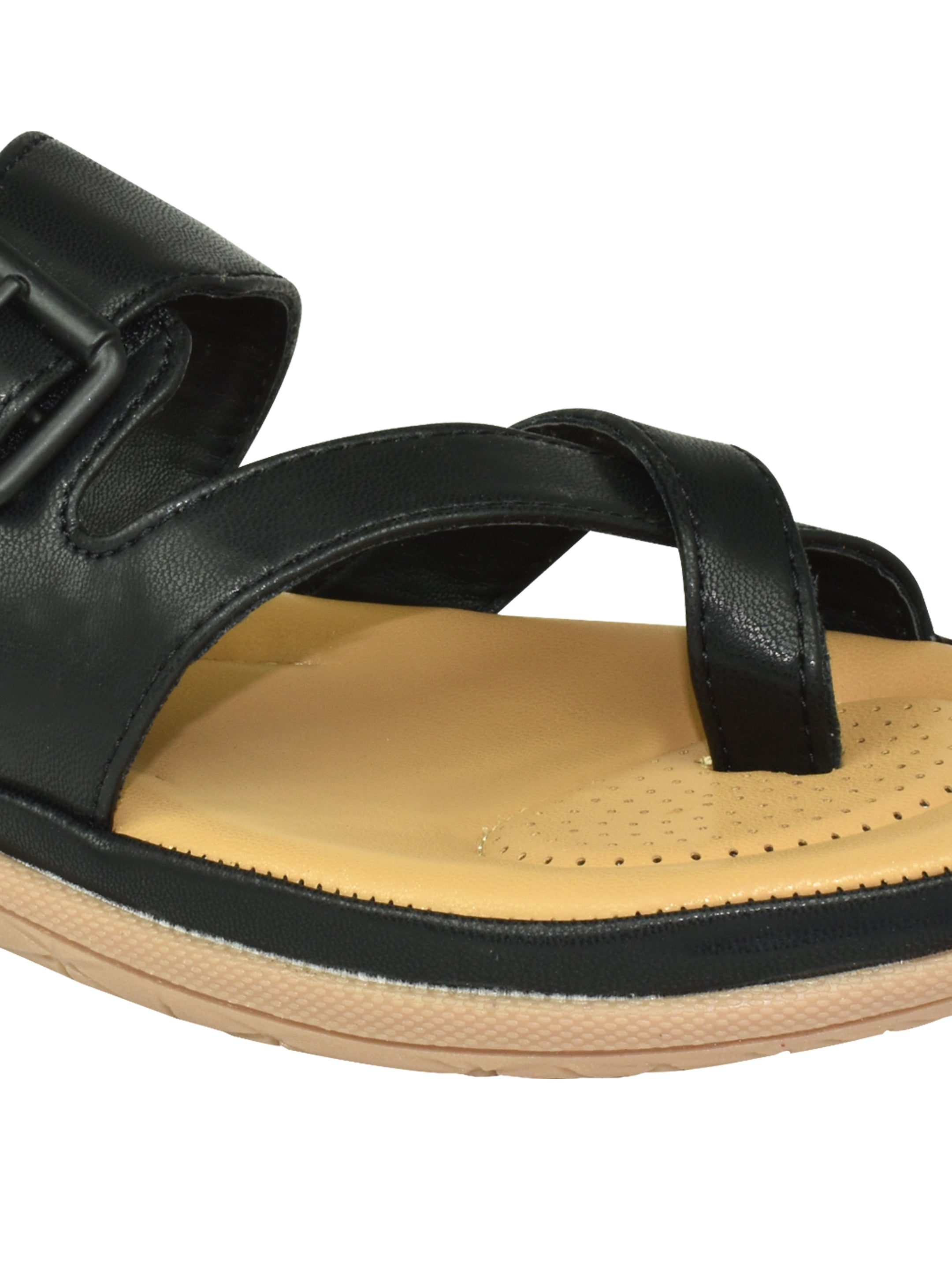 QIARRA by Ajanta Women’s One-Toe Flat Sandal