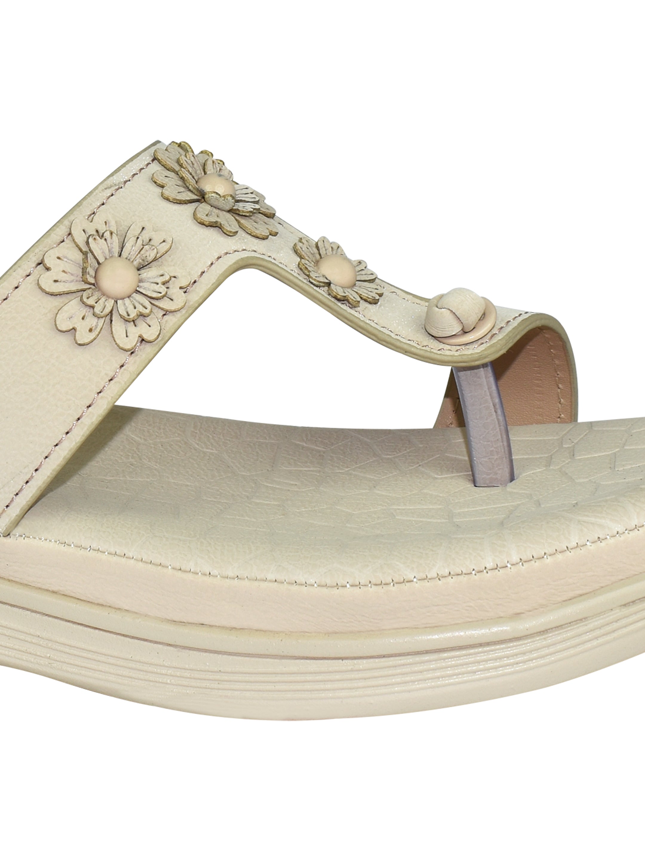 Ajanta Women Flat Sandal /  Stylish, Comfortable & Lightweight /  Comfortable Flat Slip-On Sandal EL2001