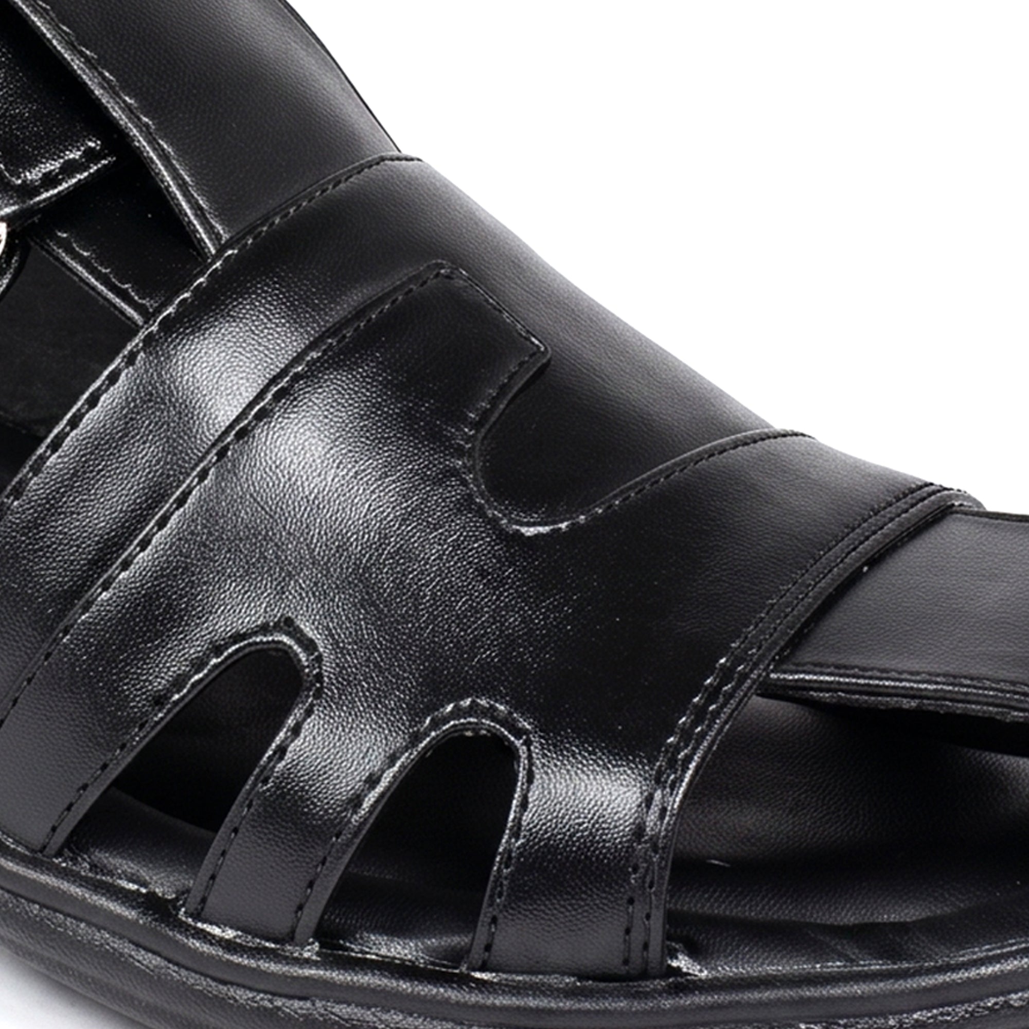 AJANTA Mens Comfort Velcro Sandals | Cushioned Footbed | Durable Sole