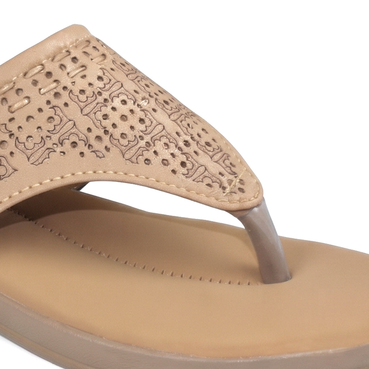 AJANTA Stylish Embellished Comfort Sandals For Woman | Lightweight Daily Wear Slip-On Flats for Women & Girls | Comfortable Casual Fashion Footwear For Office, Special Occasion, Wedding Party & Outing