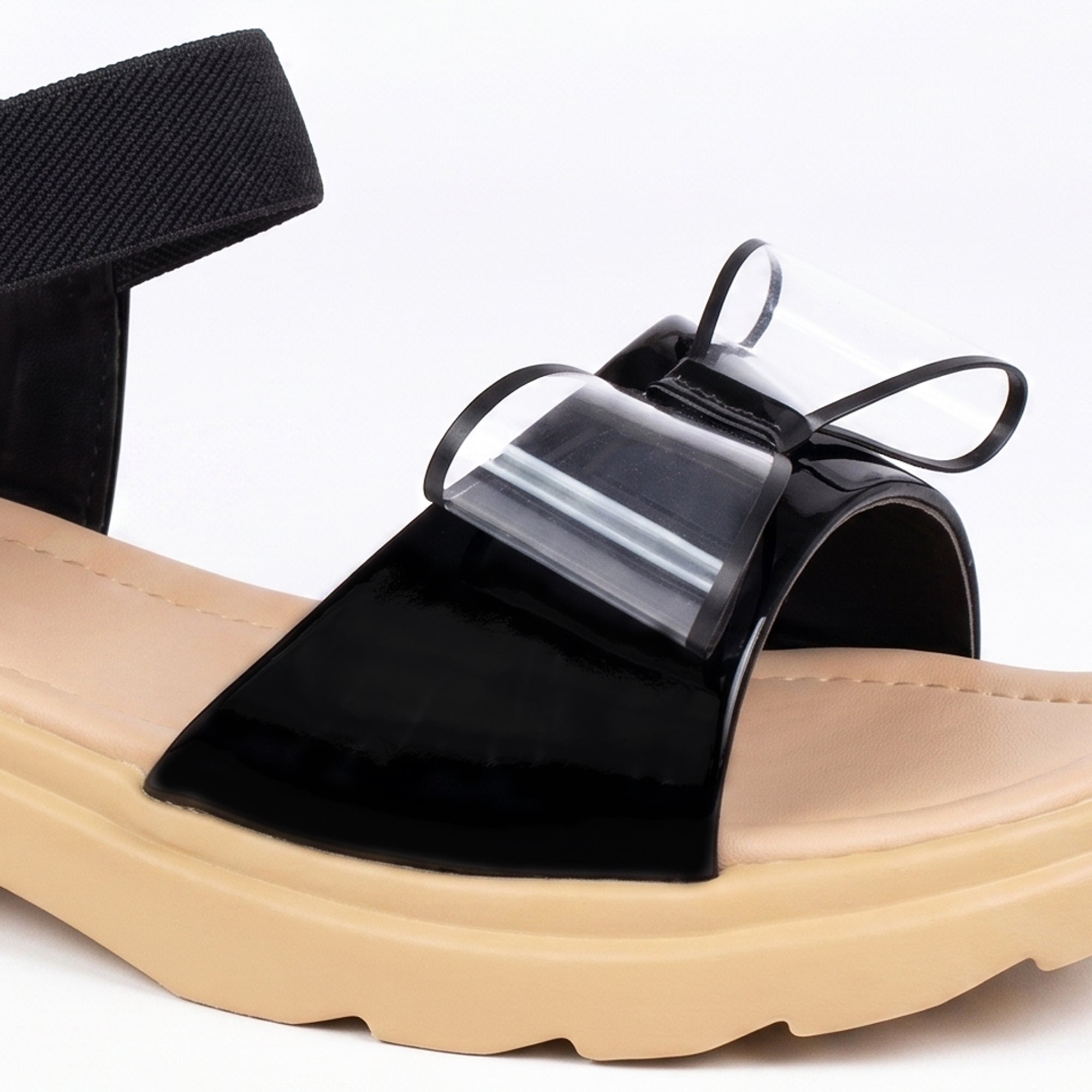 AJANTA Girls Adjustable Strap Sandals | Soft Cushion | Durable Sole