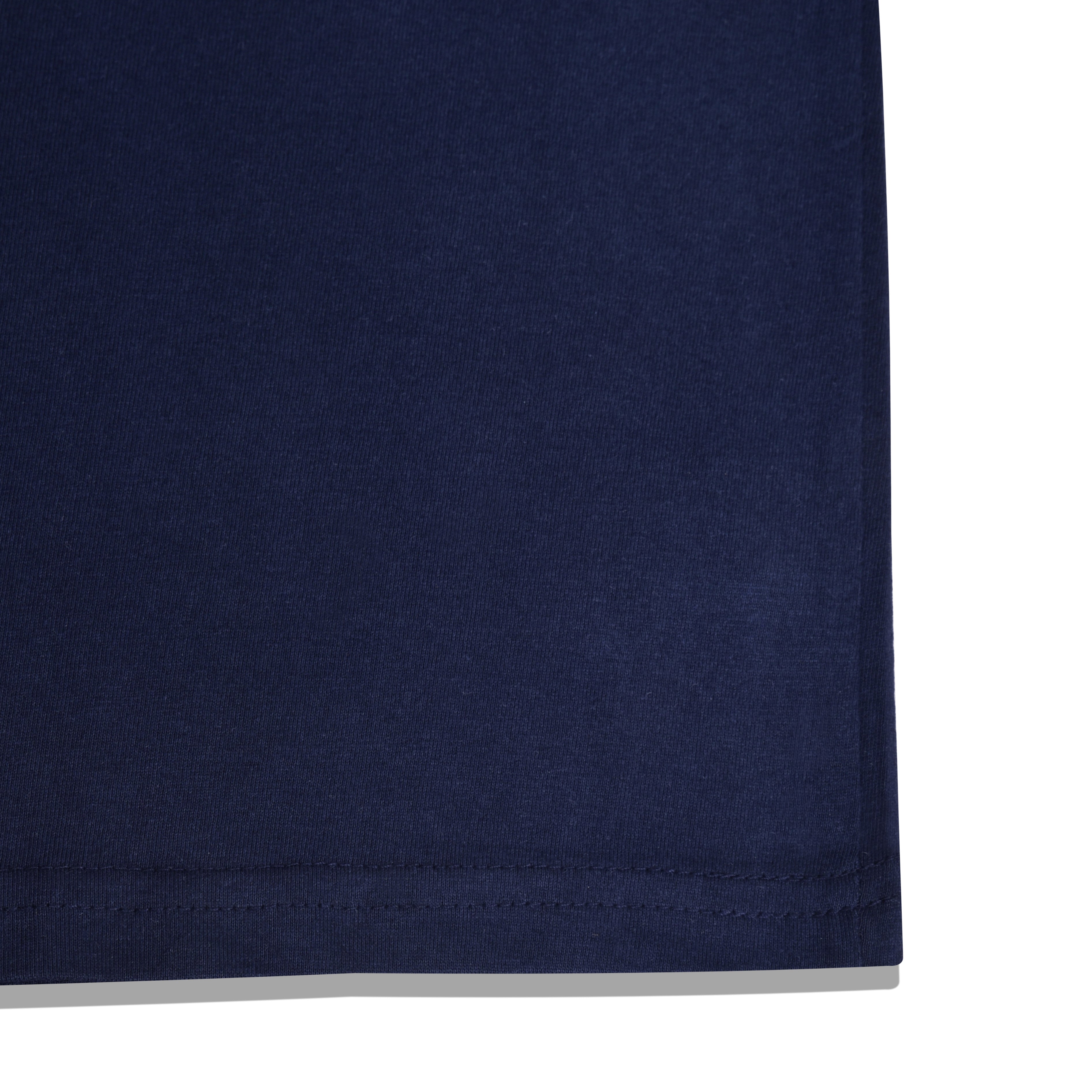 IMPERIO Men Navy Solid V-Neck T-Shirt | Pure Cotton, Casual Fit VN5017