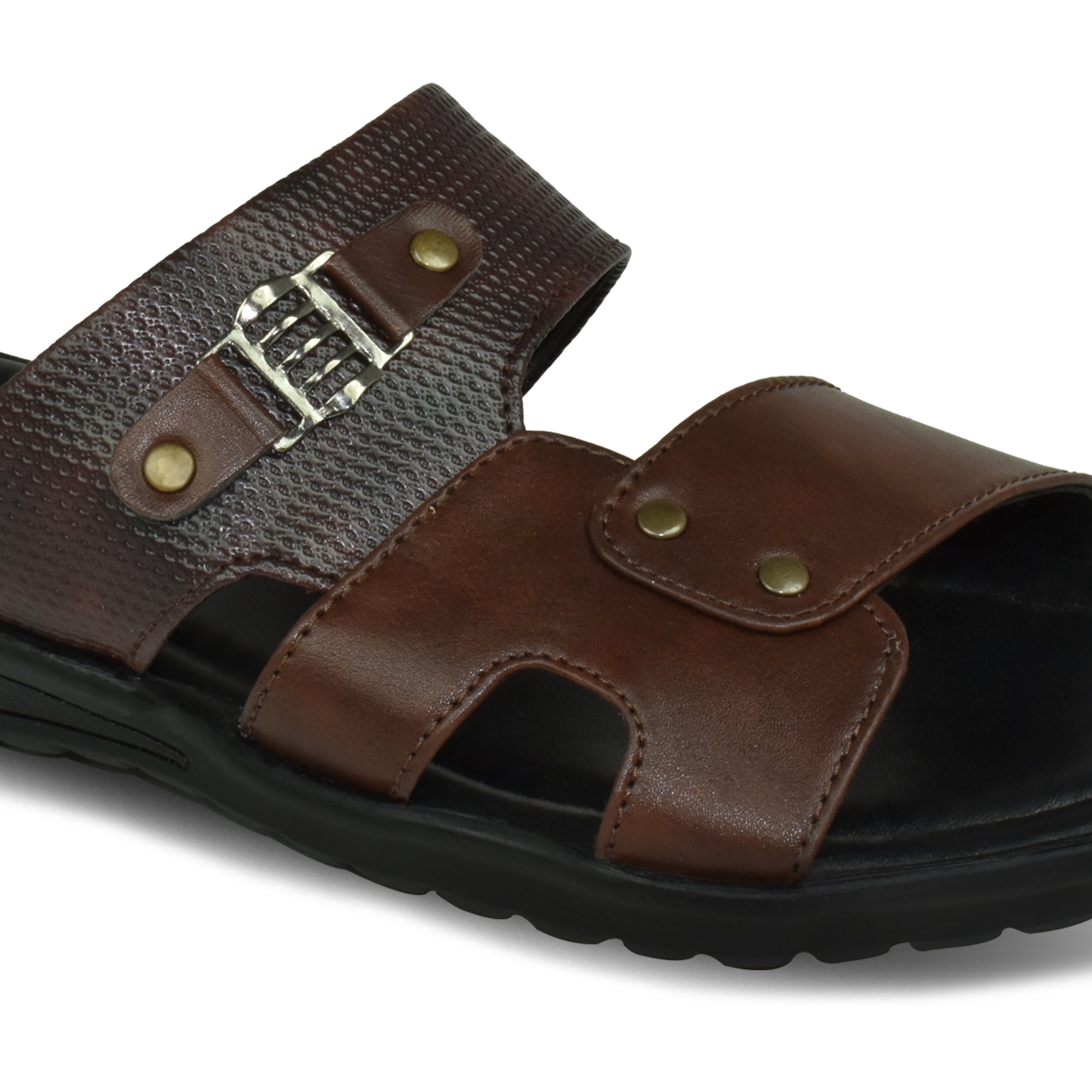 Ajanta Men’s Slip-On Soft Cushioned Sandals