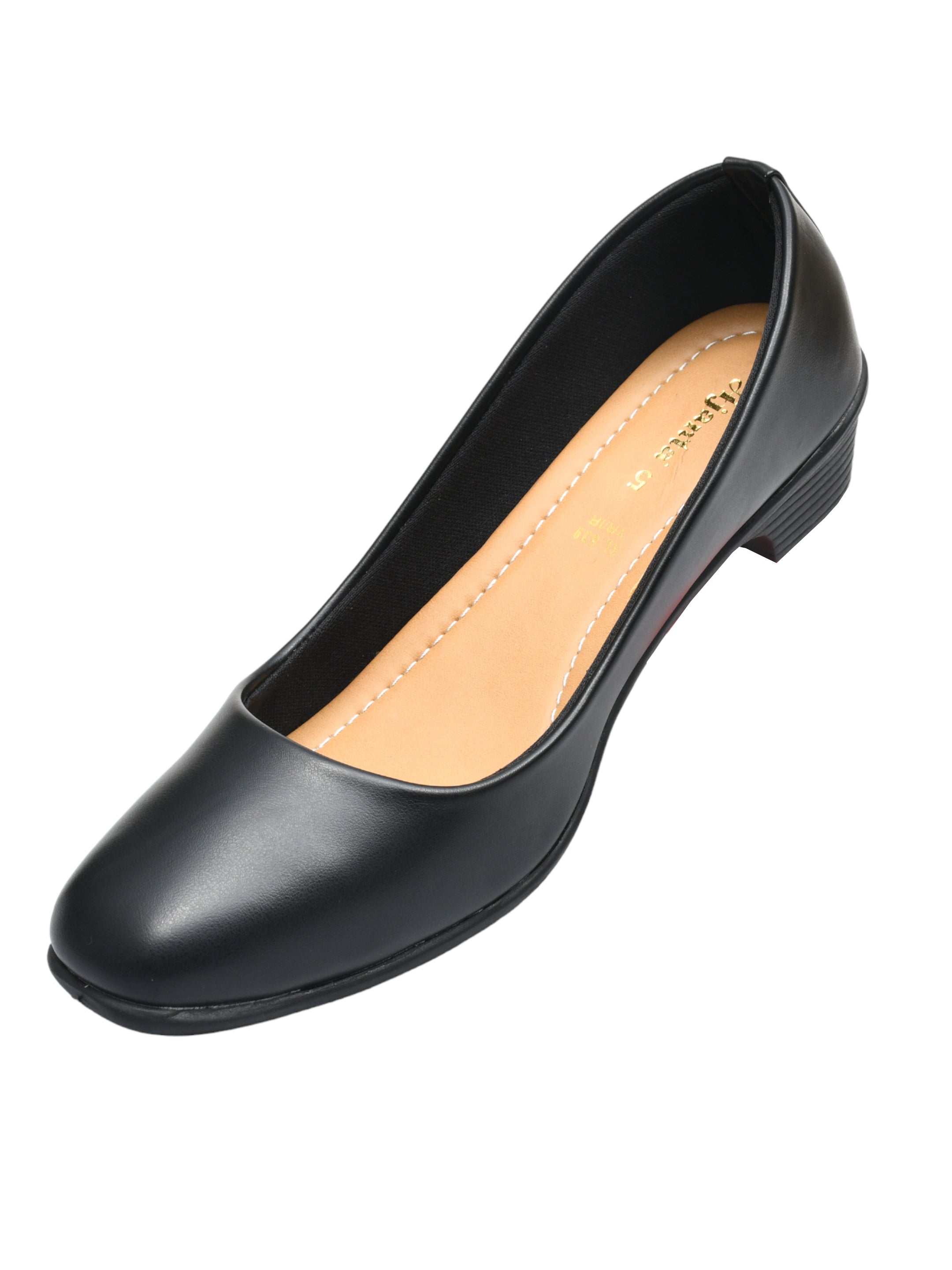 Ajanta Women's Black Bellies | Durable Synthetic Upper | Comfortable PVC Sole | Stylish & Versatile Bellies SL0639