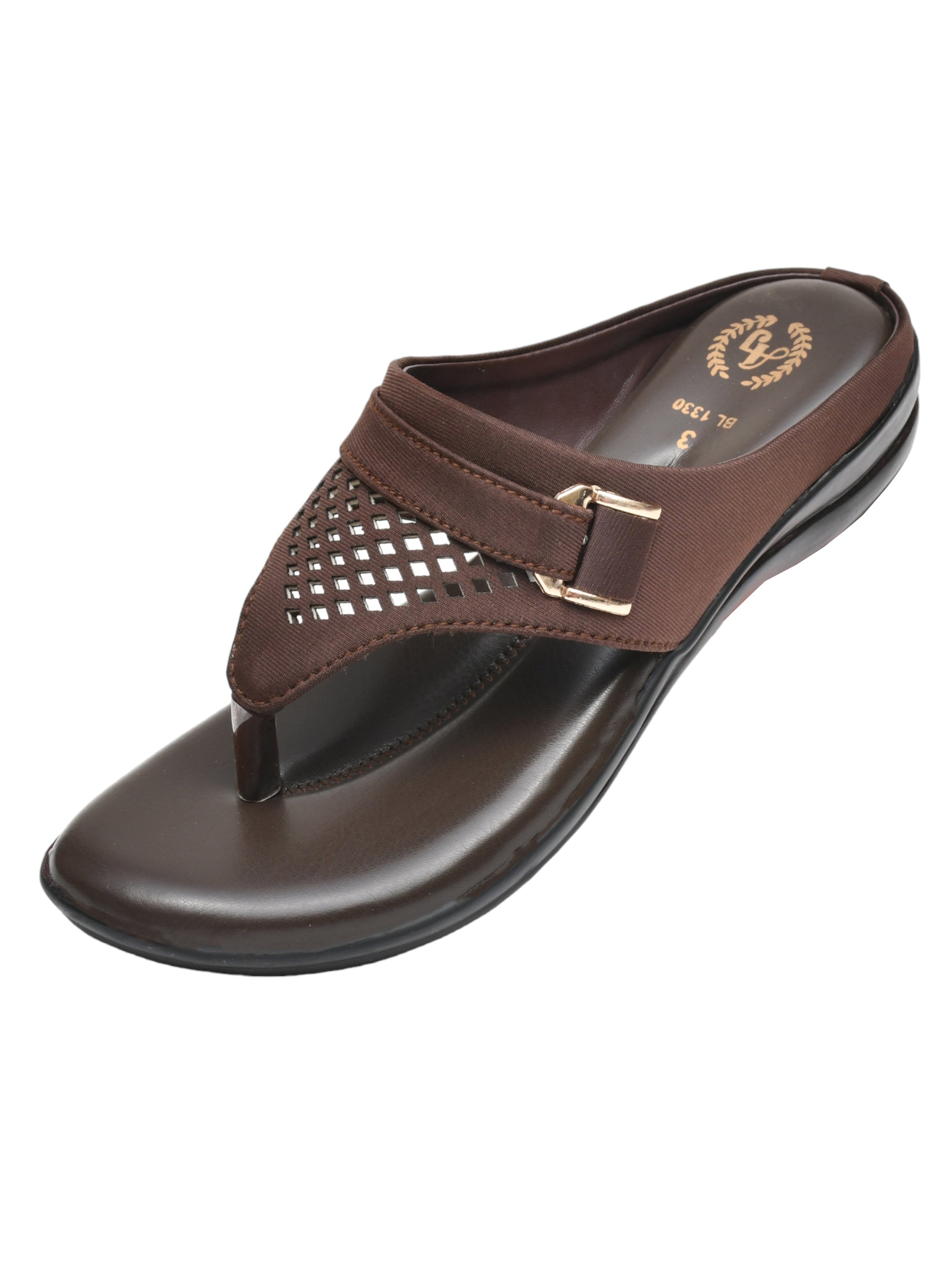 Ajanta Women’s Brown Comfortable Sandals