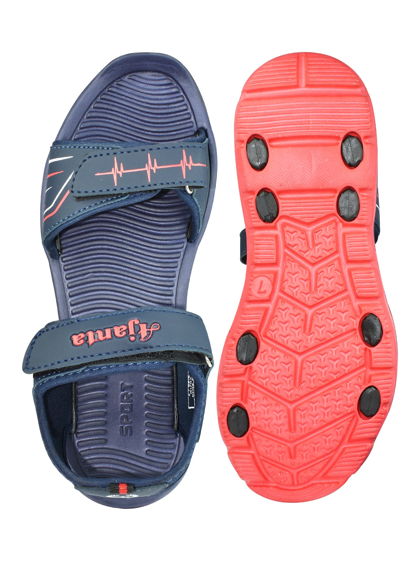 Ajanta Men's Blue Sport Sandal