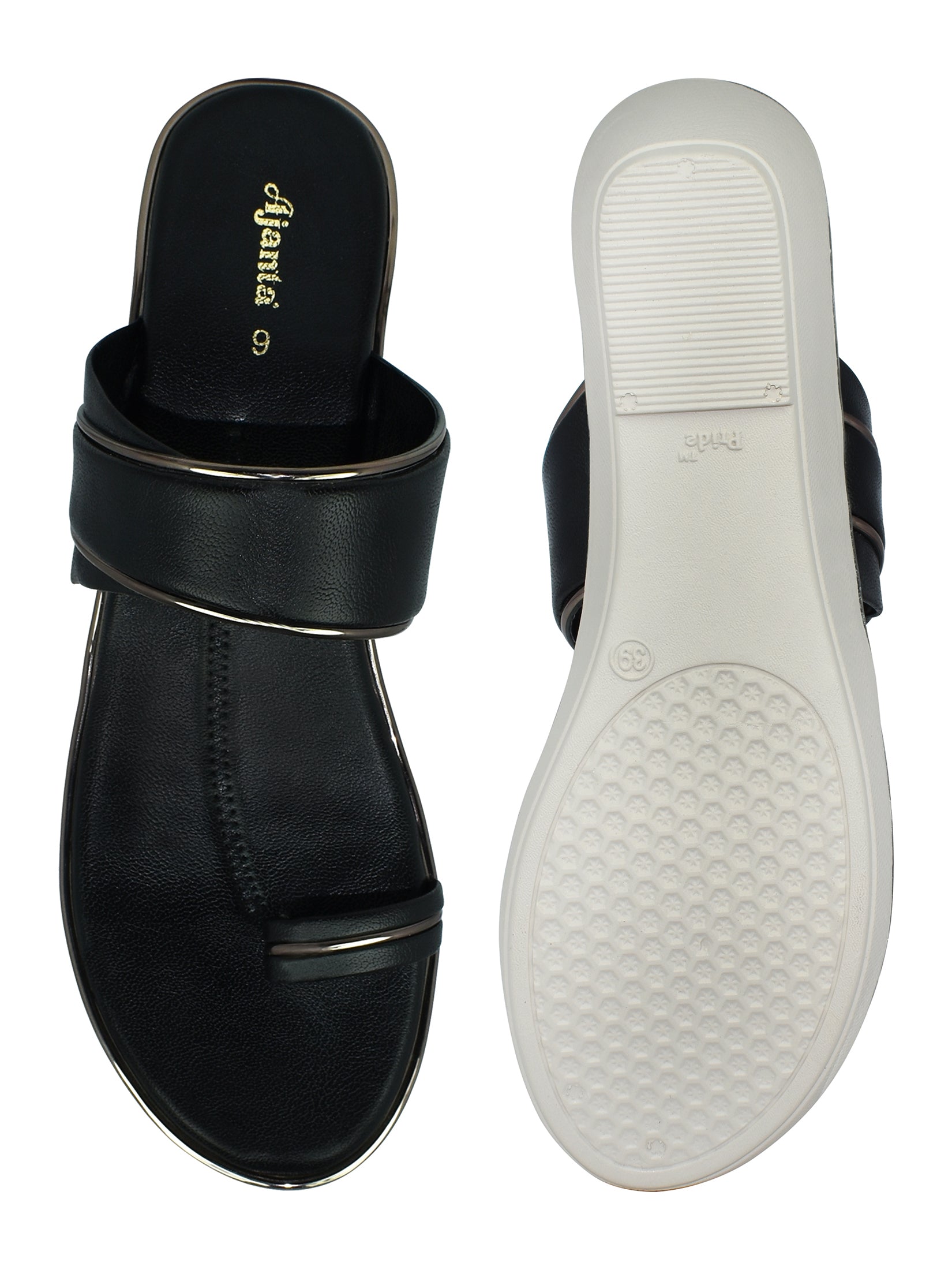 Ajanta Women Heel Sandal / Anti-Skid Sandal / Flat Fashion Slip-On Sandal EL2003
