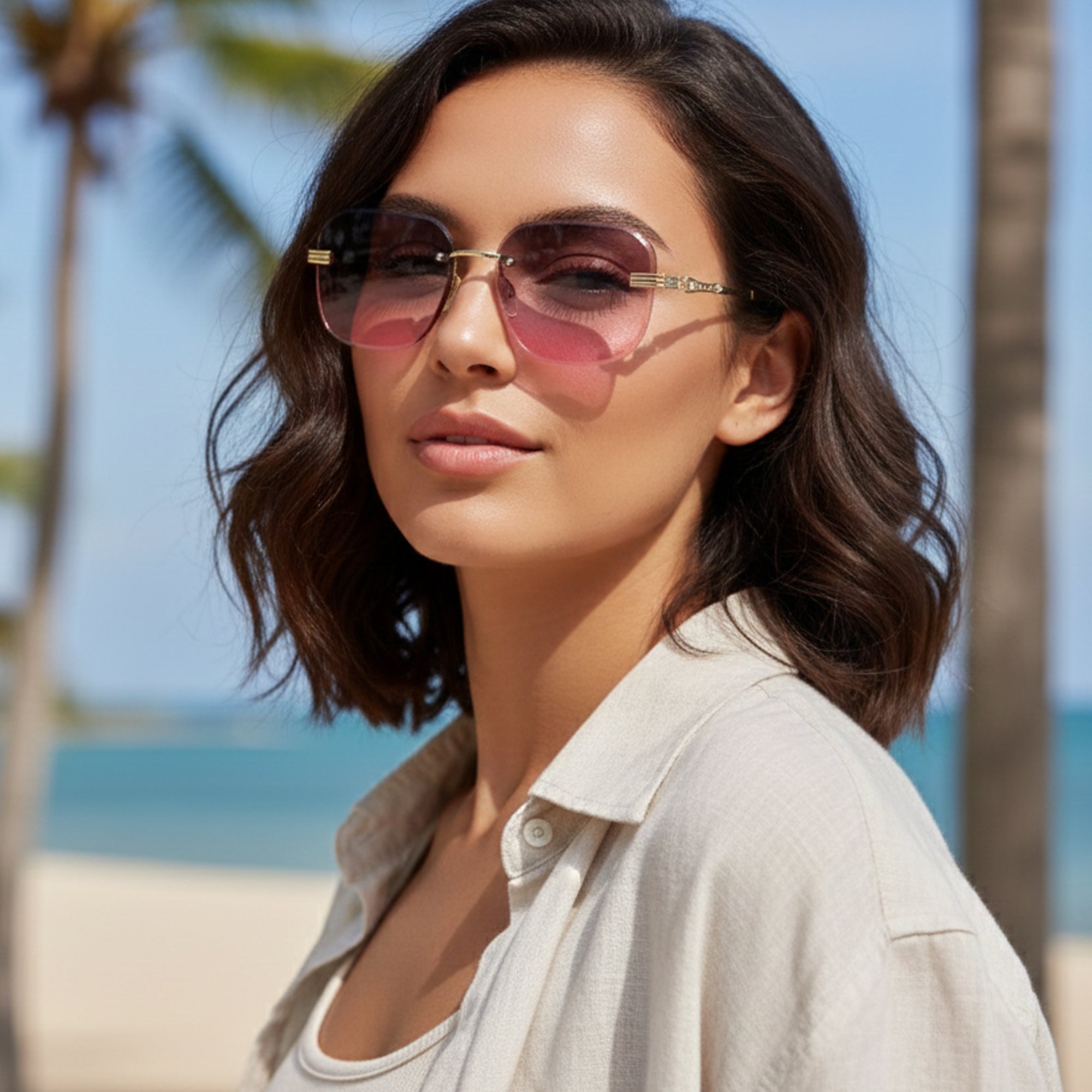 Ajanta Women’s Rectangular Framed Sunglasses Stylish Fashion Eyewear