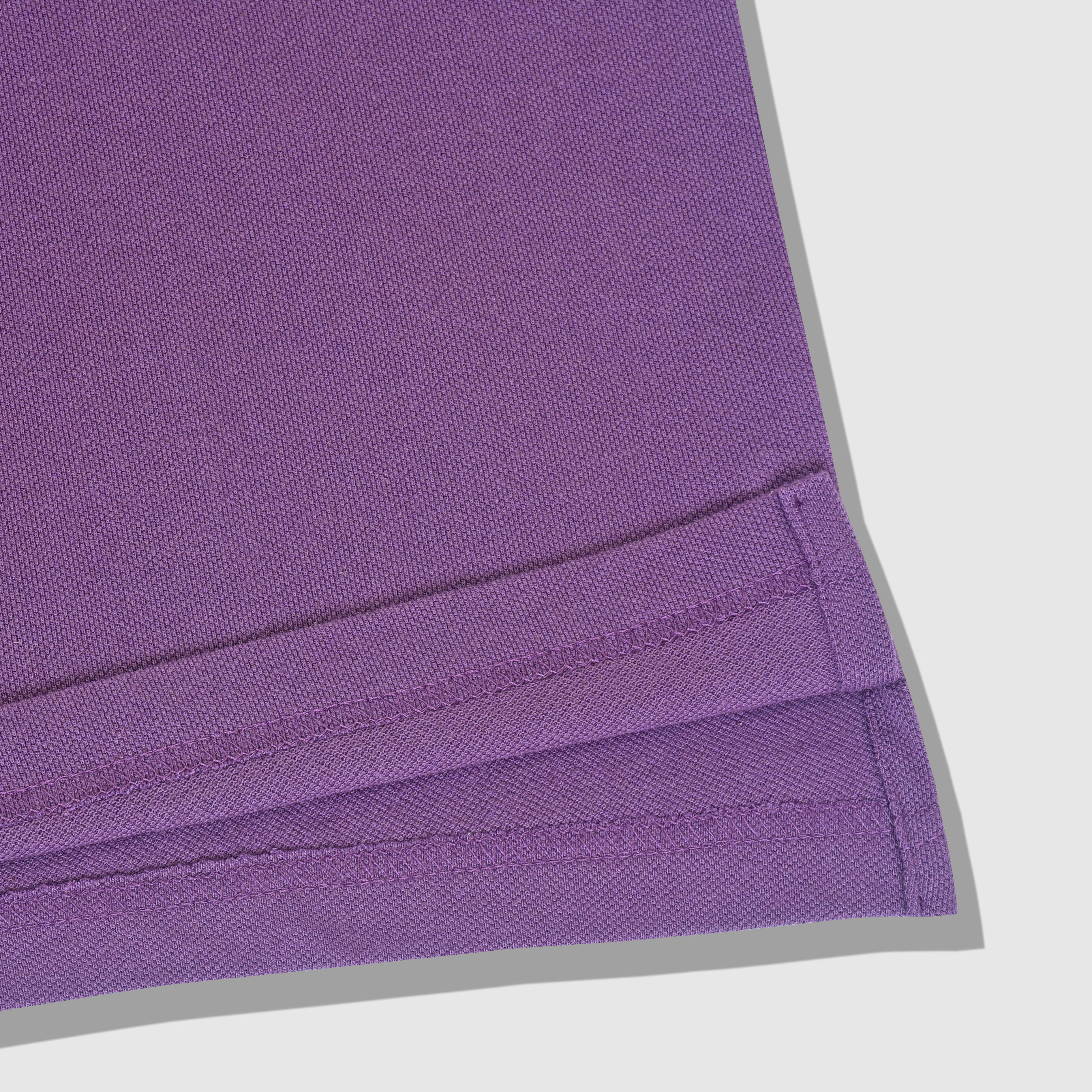 Imperio Men Solid Polo Neck Polyester Purple T-Shirt TC5007