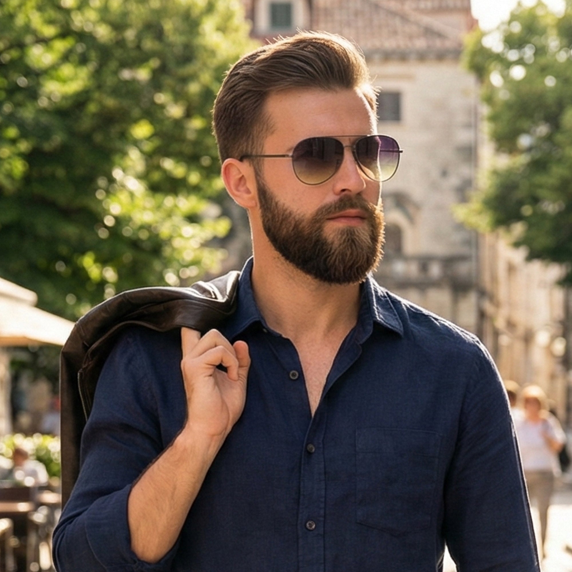 Ajanta Unisex Aviator-Style Sunglasses Classic Frame Eyewear