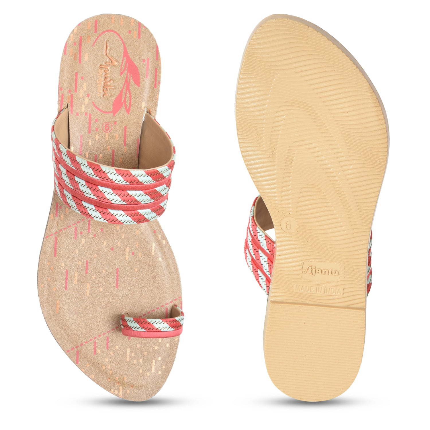 Ajanta Women’s One-Toe Flats Sandals