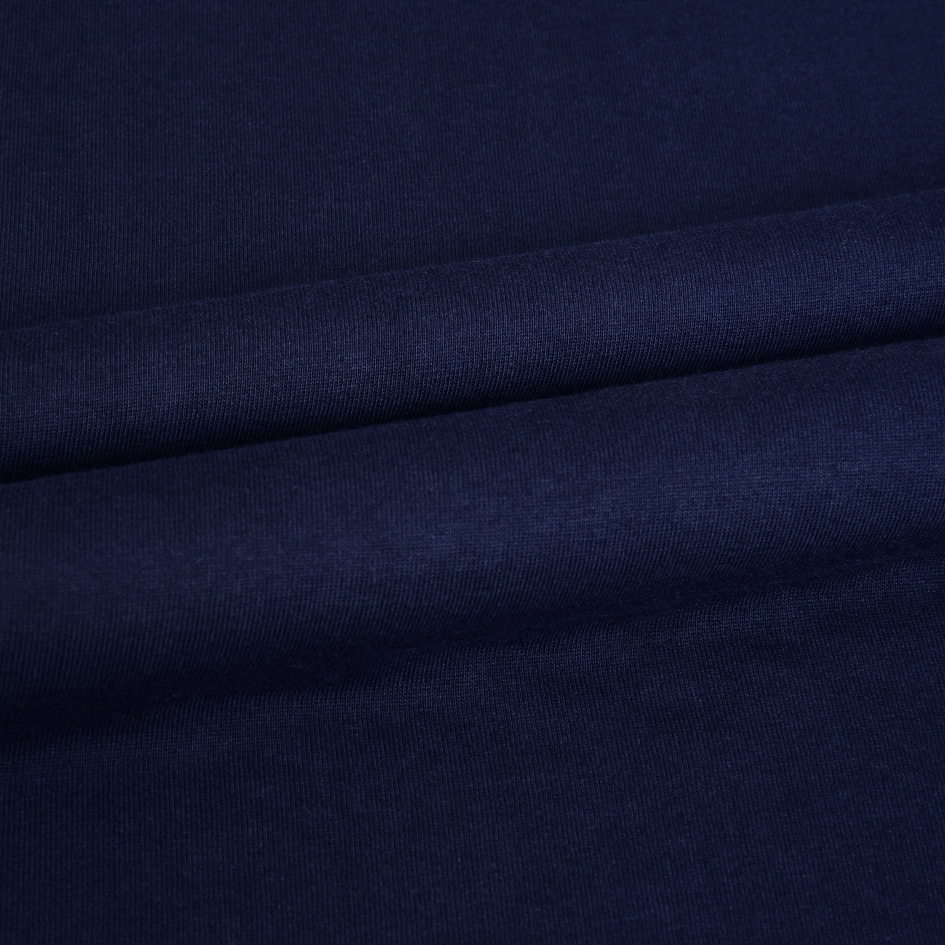 IMPERIO Men Navy Solid V-Neck T-Shirt | Pure Cotton, Casual Fit VN5017