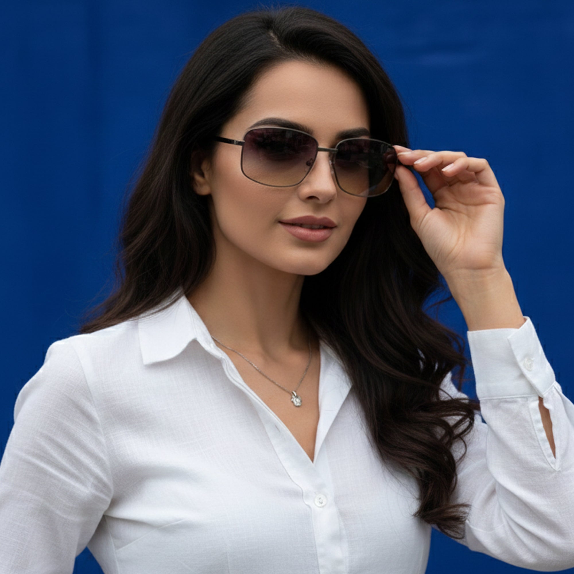Ajanta Unisex Rectangular Sunglasses Sleek Everyday Frame Eyewear