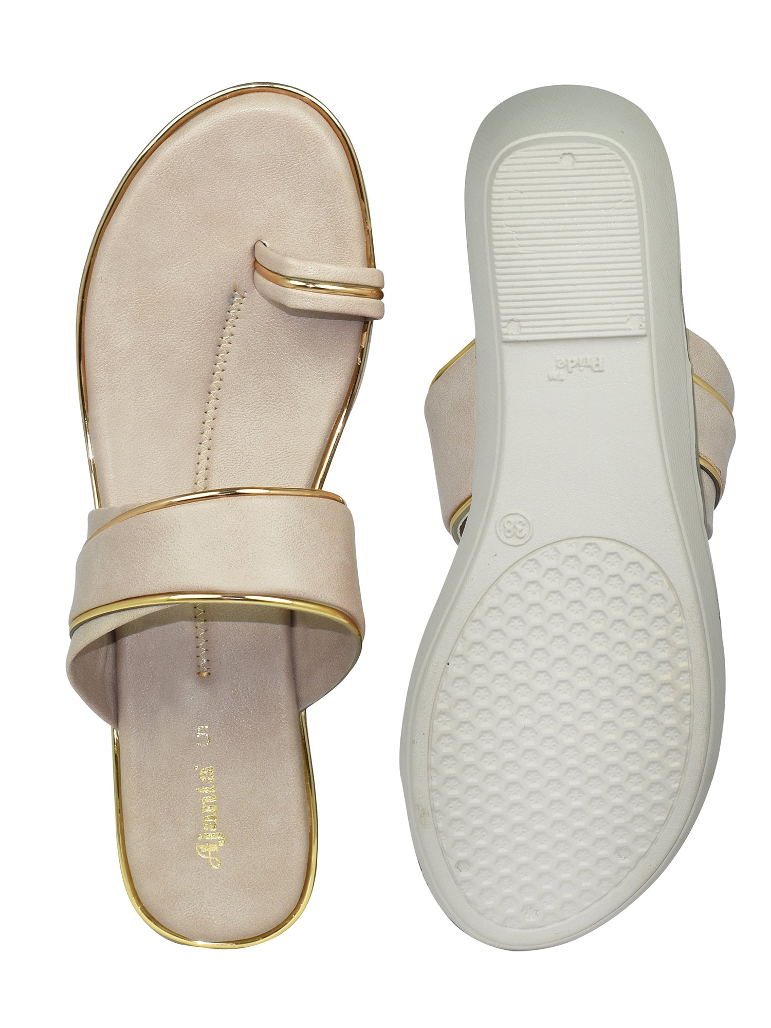 Ajanta Women Heel Sandal / Anti-Skid Sandal / Flat Fashion Slip-On Sandal EL2002