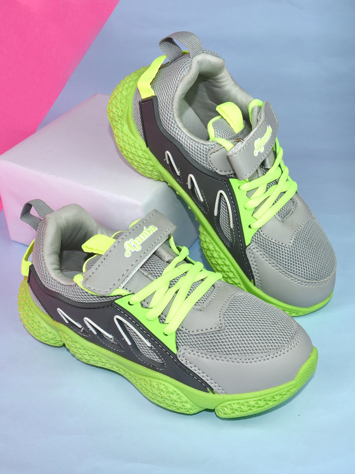 Ajanta Kid Sports Shoe / Lightweight & Comfortable Athletic Footwear / Anti-Skid Shoes EK2005