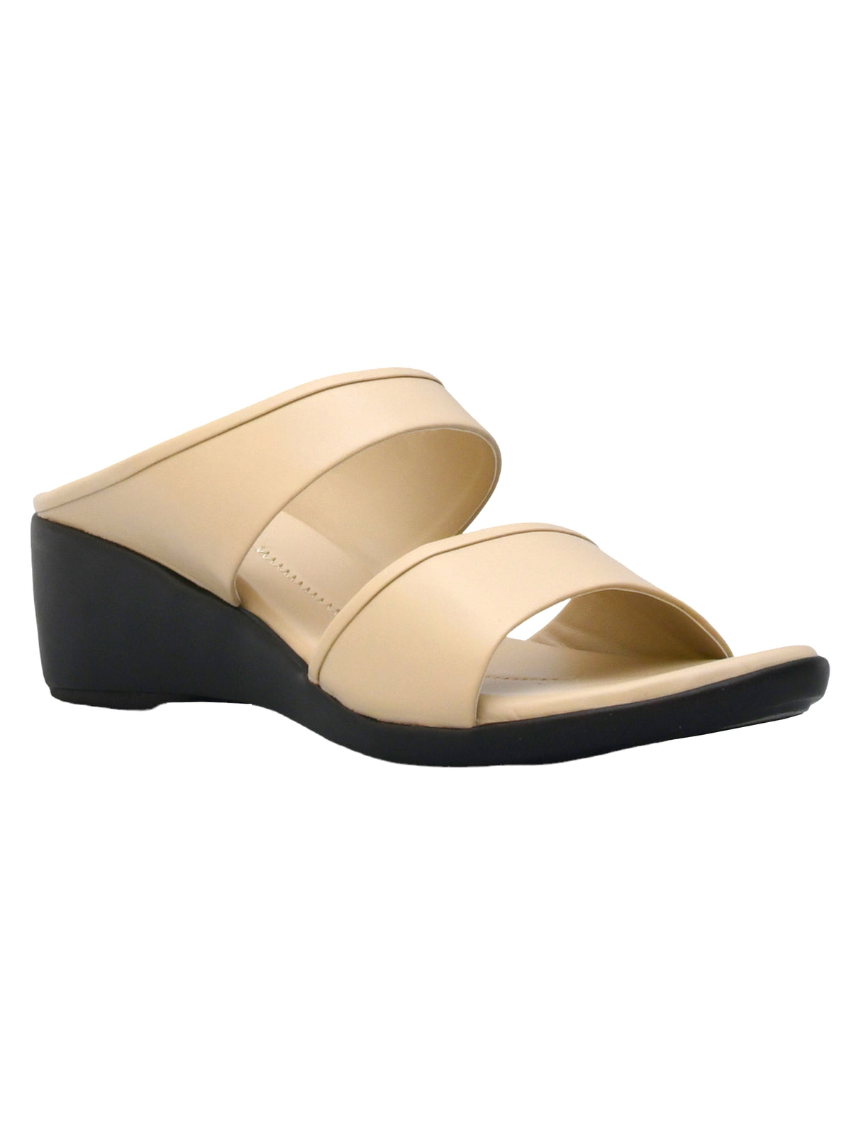 AJANTA Wedge Sandal For Woman | Slip-On Wedge Heel Sandals for Ladies | Stylish Platform Open Toe Casual Wedges Sandal| Comfortable Lightweight Footwear for Daily Wear, Office, Walking & Travel