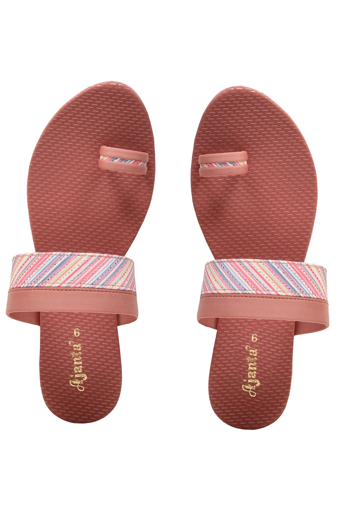 Ajanta Women Flat Sandal / Comfortable Fit with Anti-Skid Protection / Stylish & Lightweight Sandal EL2007