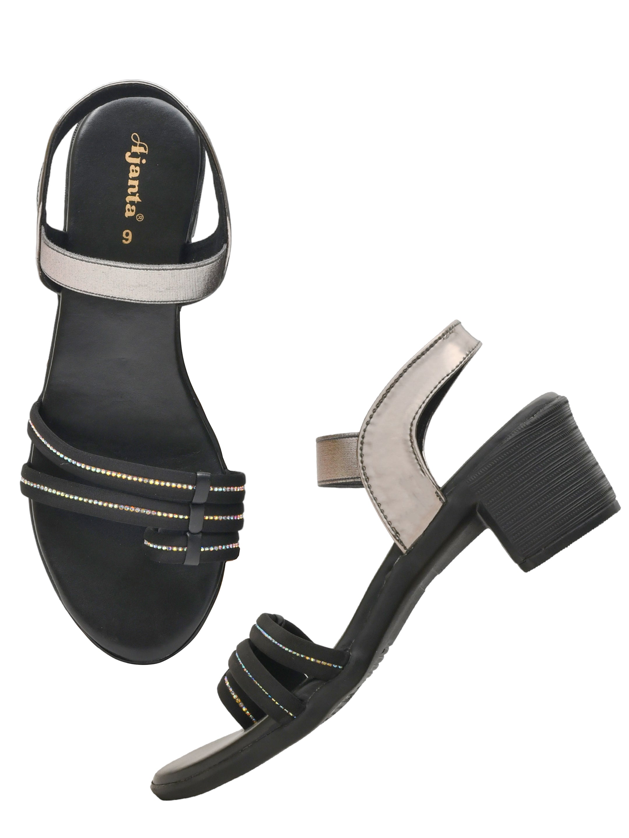 Ajanta Women’s Fashionable Heel Sandals