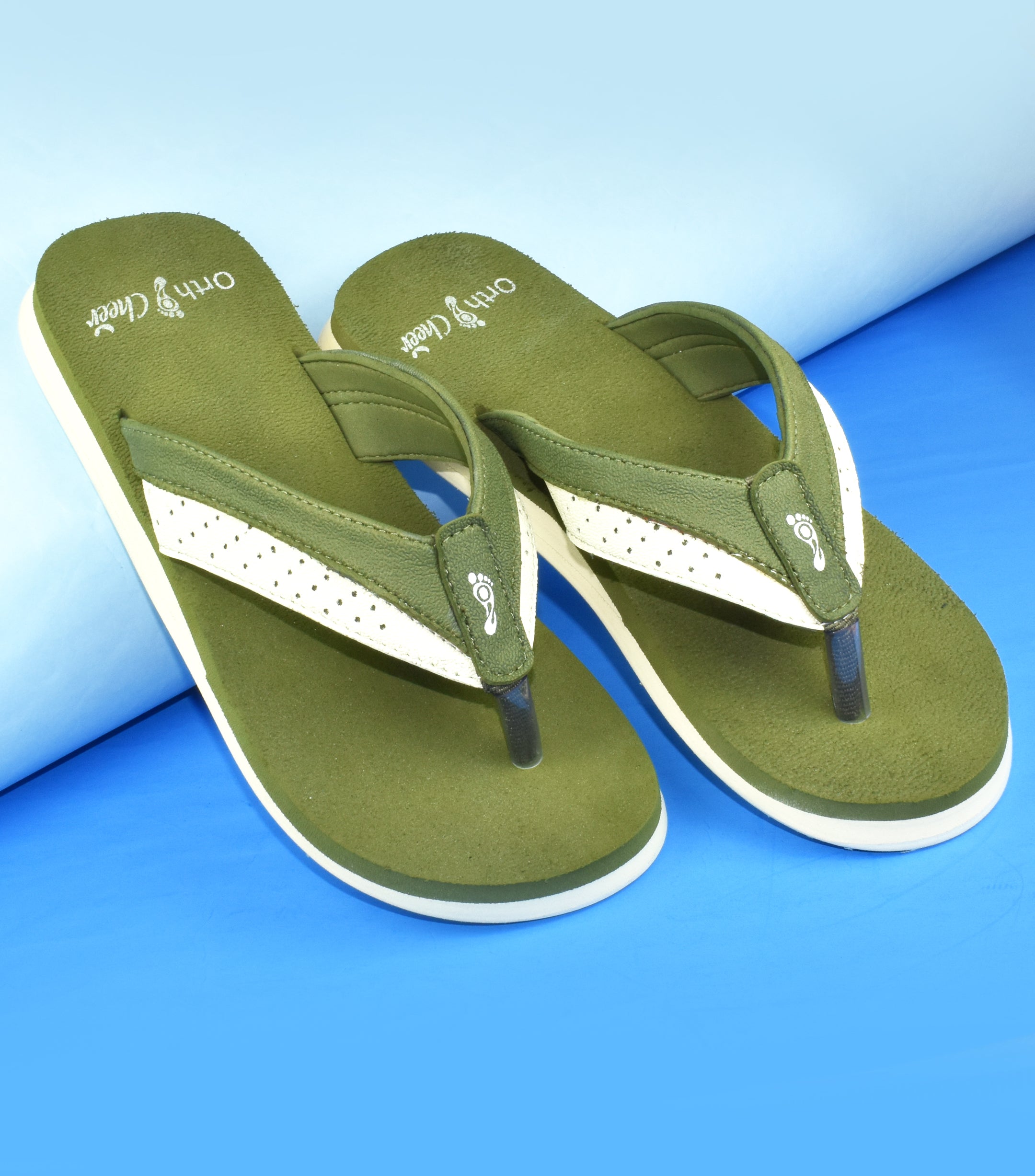 Ortho Cheer Men's Orthopedic & Diabetic Friendly Soft, Lightweight & Super Comfort Casual Slippers AO2012