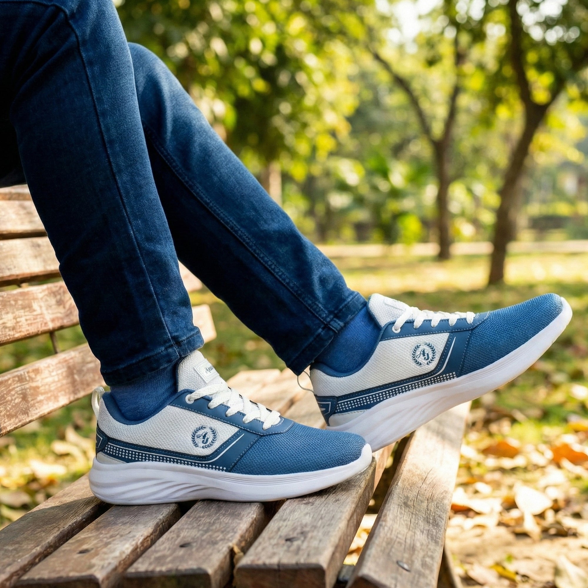 Ajanta Men’s Dual-Color Casual Shoe with Lightweight EVA Sole