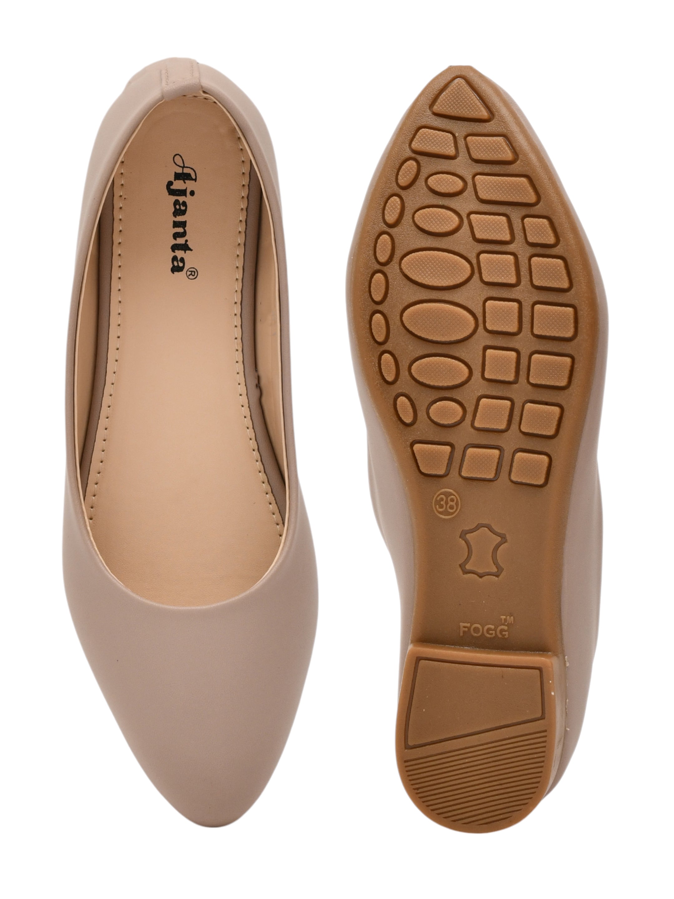 Ajanta Women’s Beige Belly Shoes