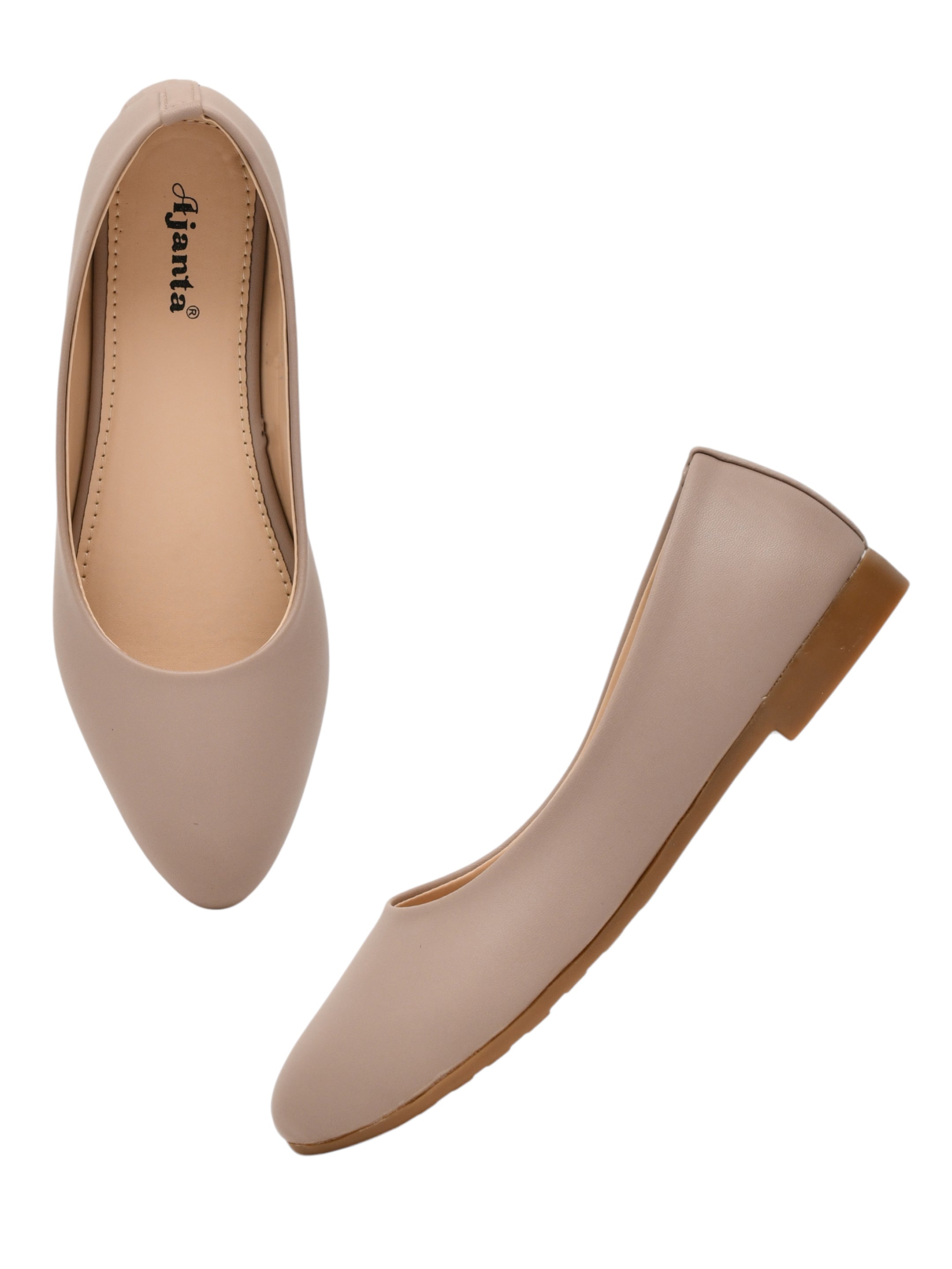 Ajanta Women’s Beige Belly Shoes