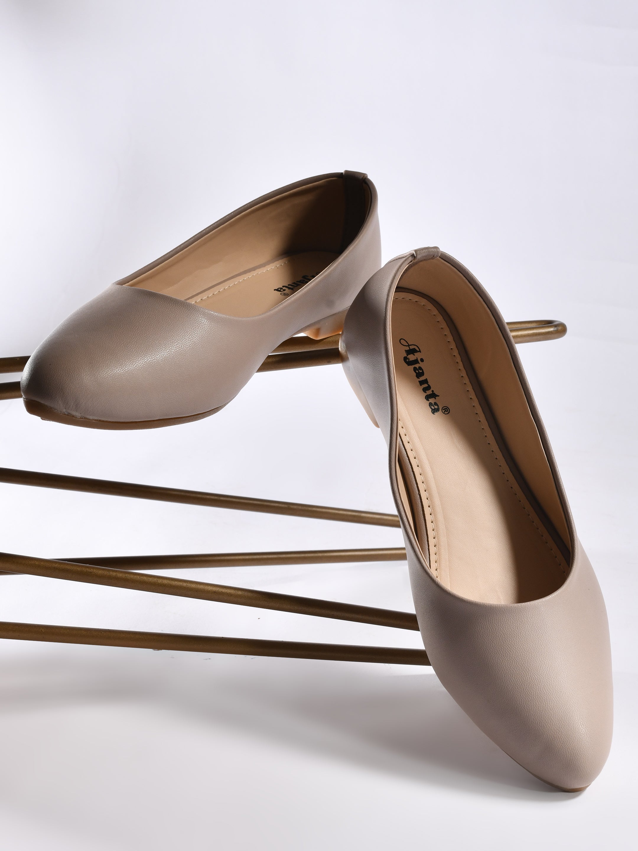 Ajanta Women’s Beige Belly Shoes