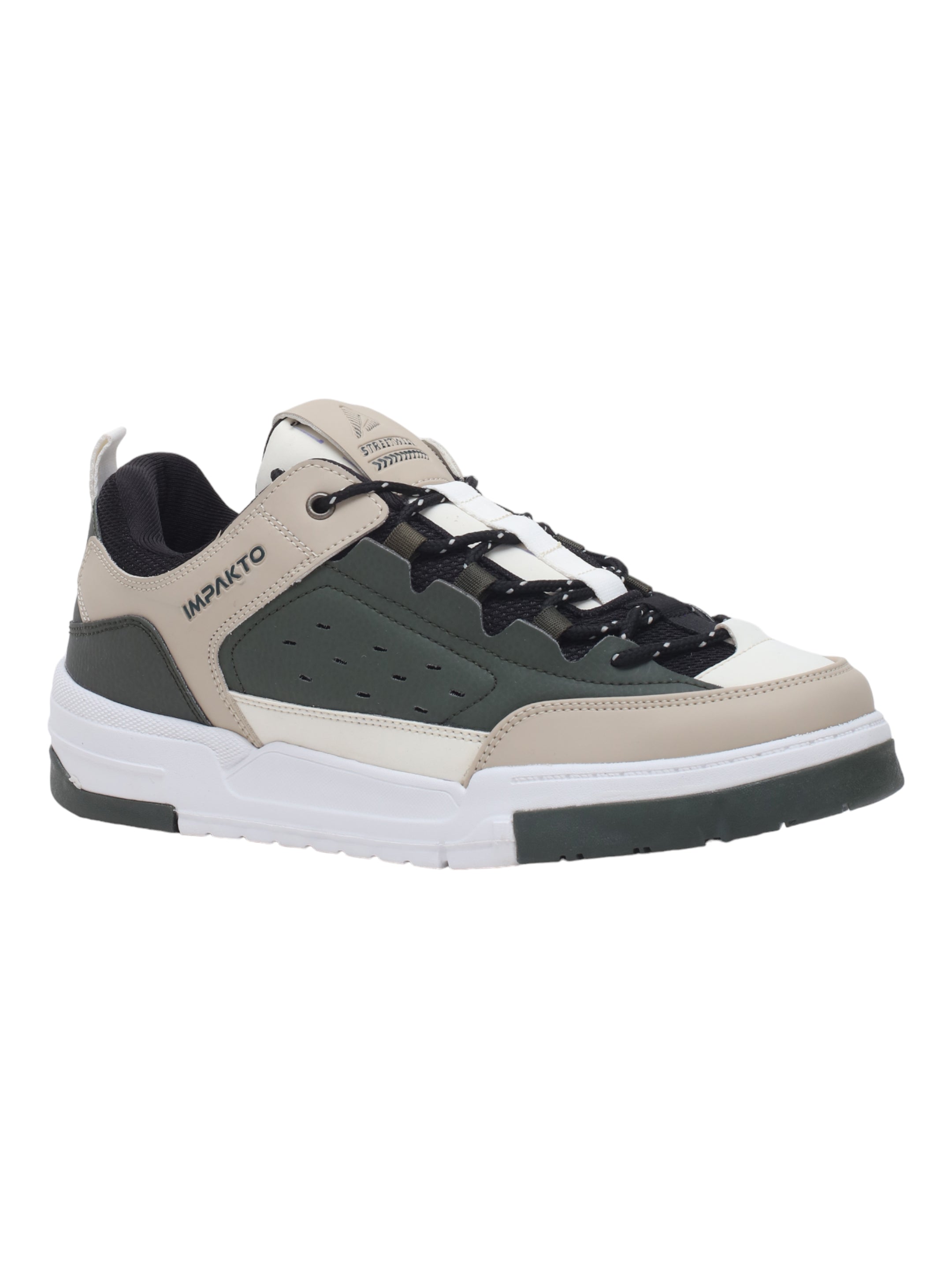 Impakto Men's Trendy Casual Sneaker Shoes, Attractive Rounded Front, Cushioned Insole with Dynamic Feet Support for Extra comfort, Slip-Resistant Sole